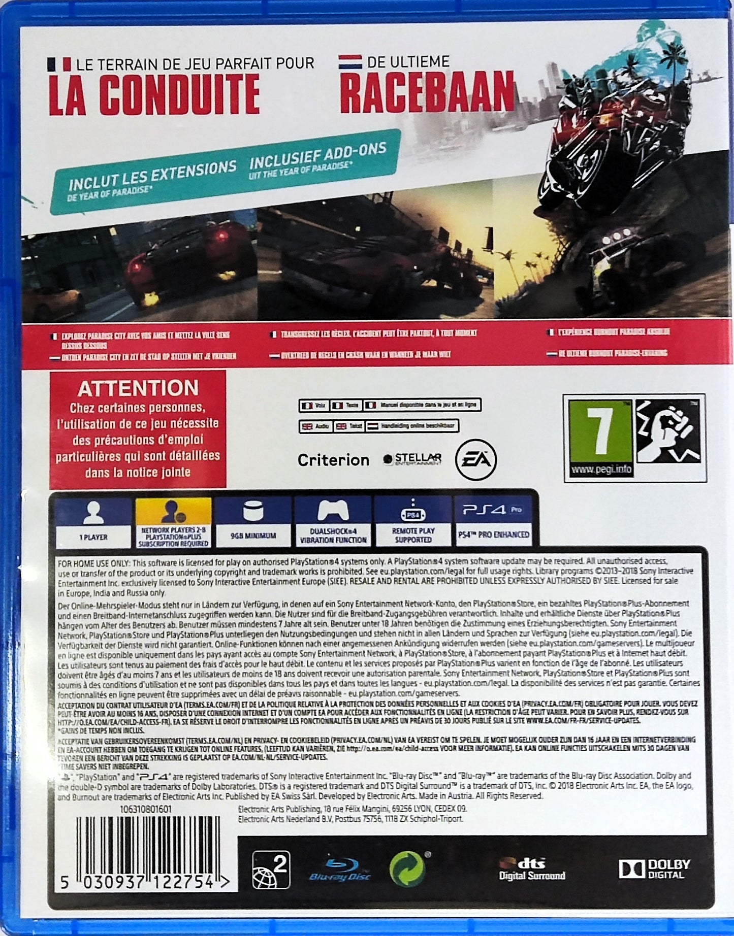PS4 Burnout Paradise Remastered
