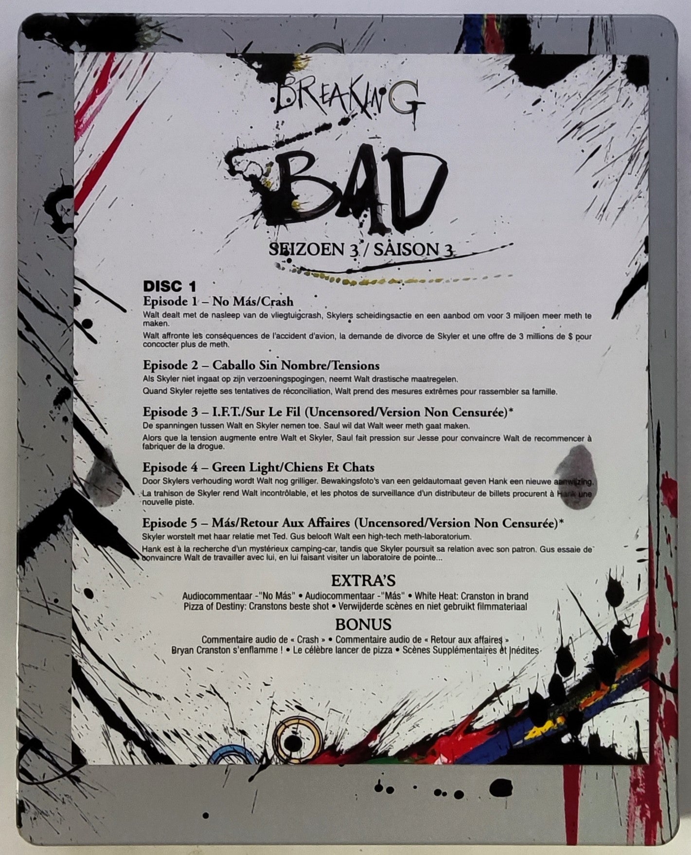 Breaking Bad Seizoen 3 Limited Edition (Steelbook)