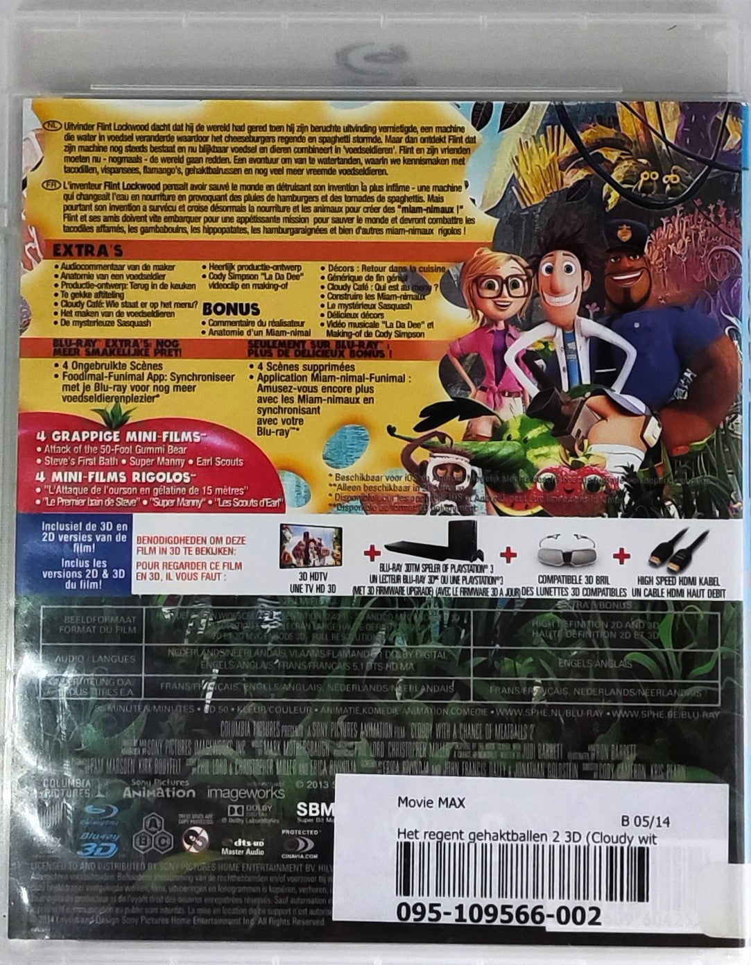 Het Regent Gehaktballen 2 in 3 D