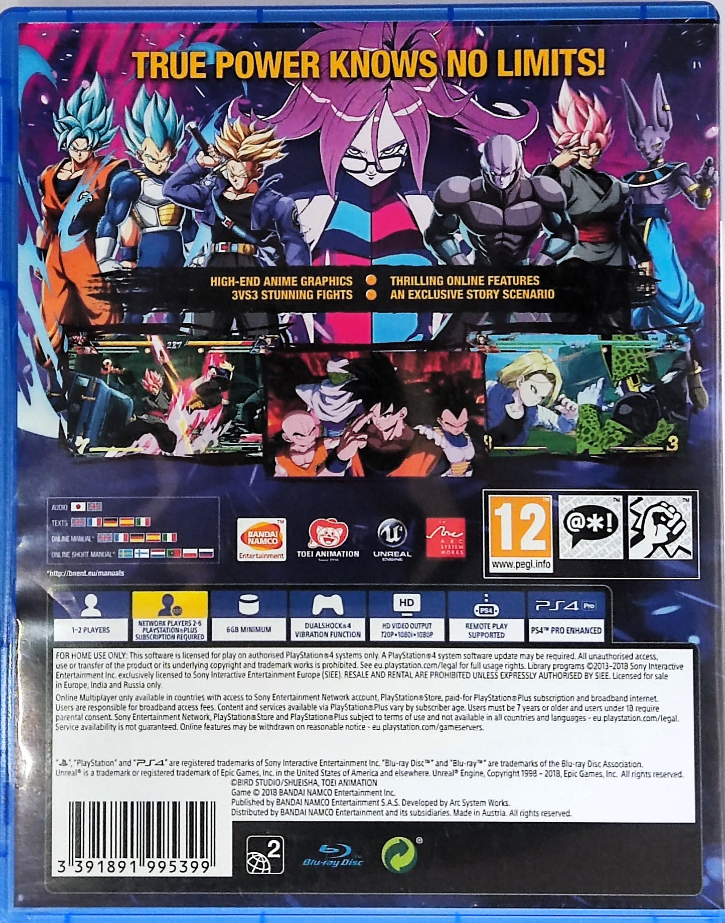 PS4 Dragon Ball Fighter Z