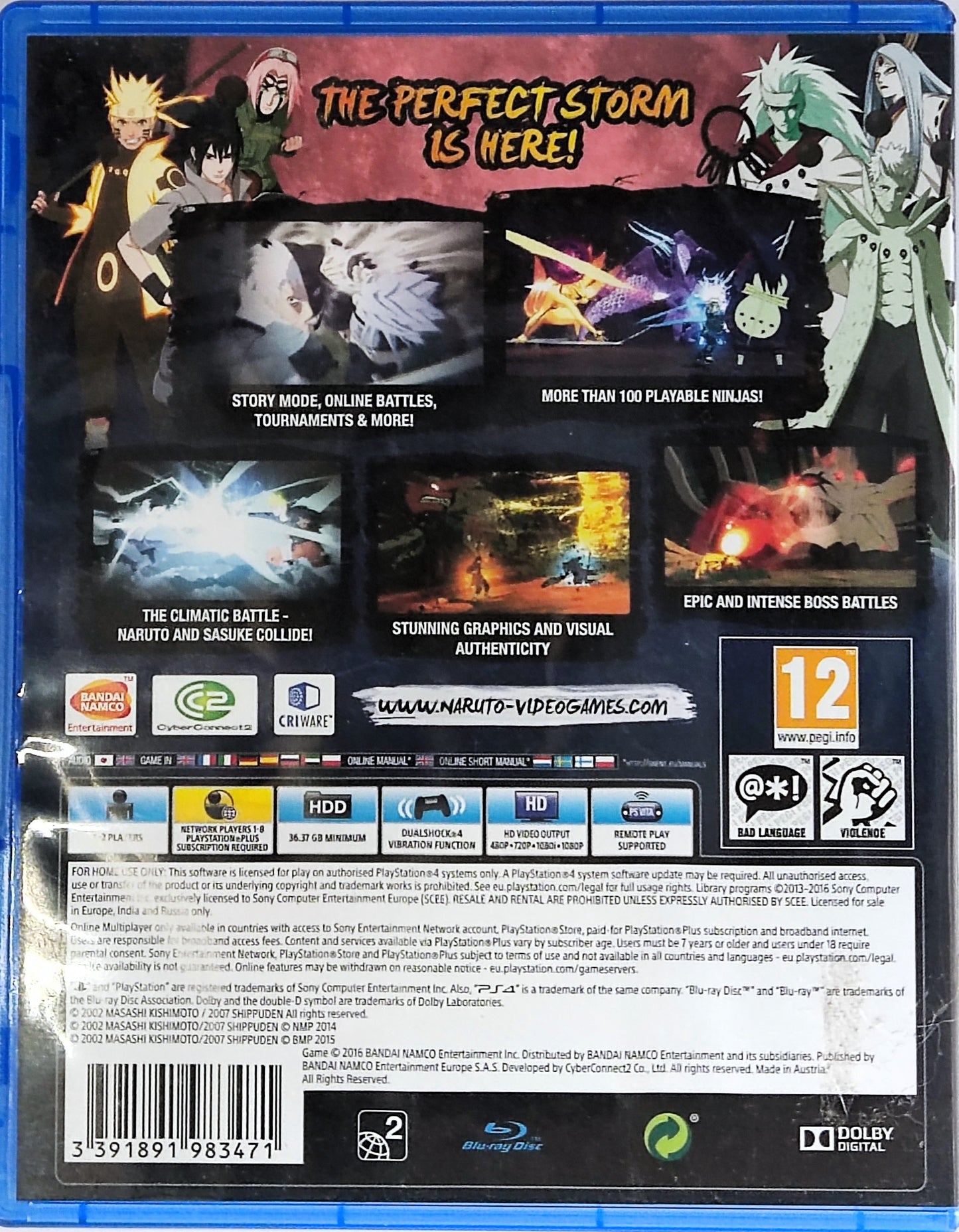 PS4 Naruto Shippuden Ultimate Ninja Storm 4