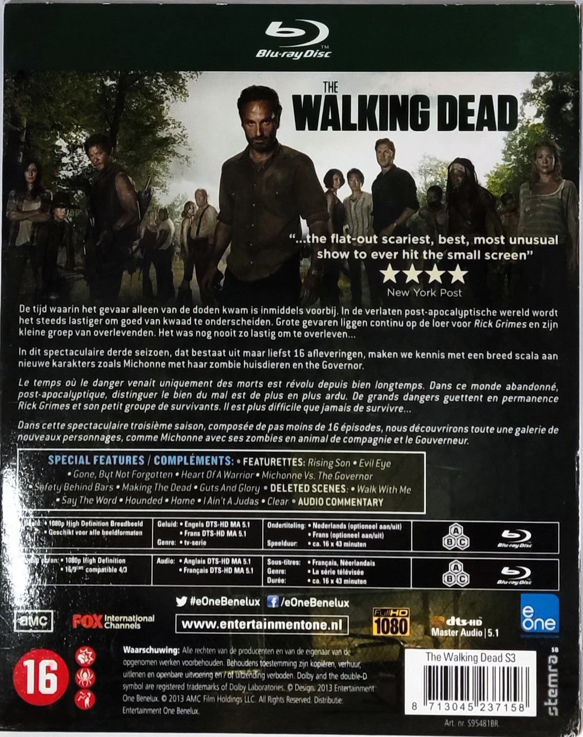 The Walking Dead Het Complete 3de Seizoen