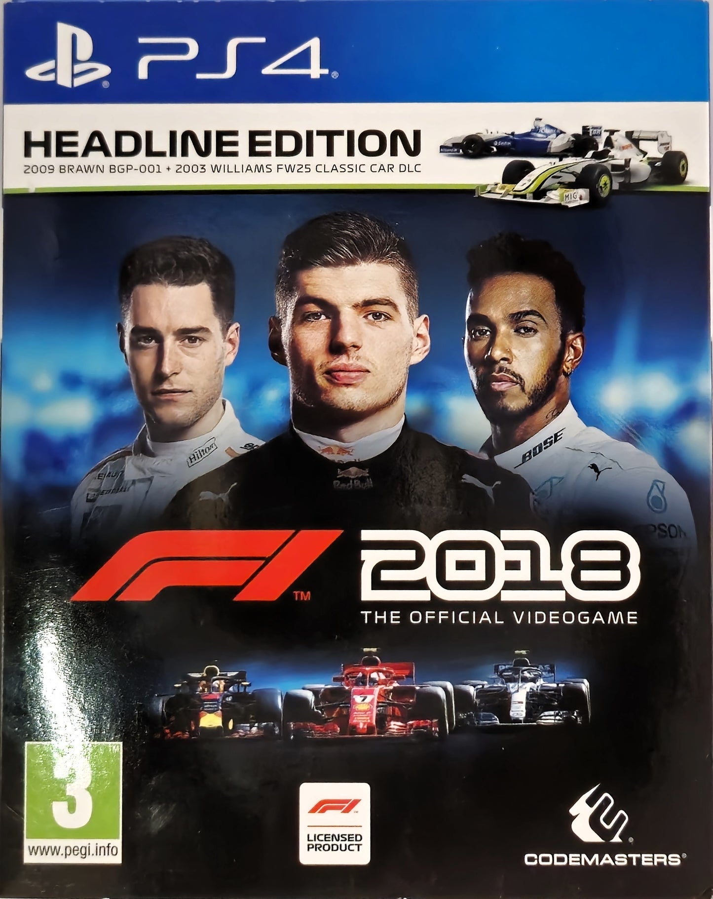 PS4 F1 2018 Headline Edition