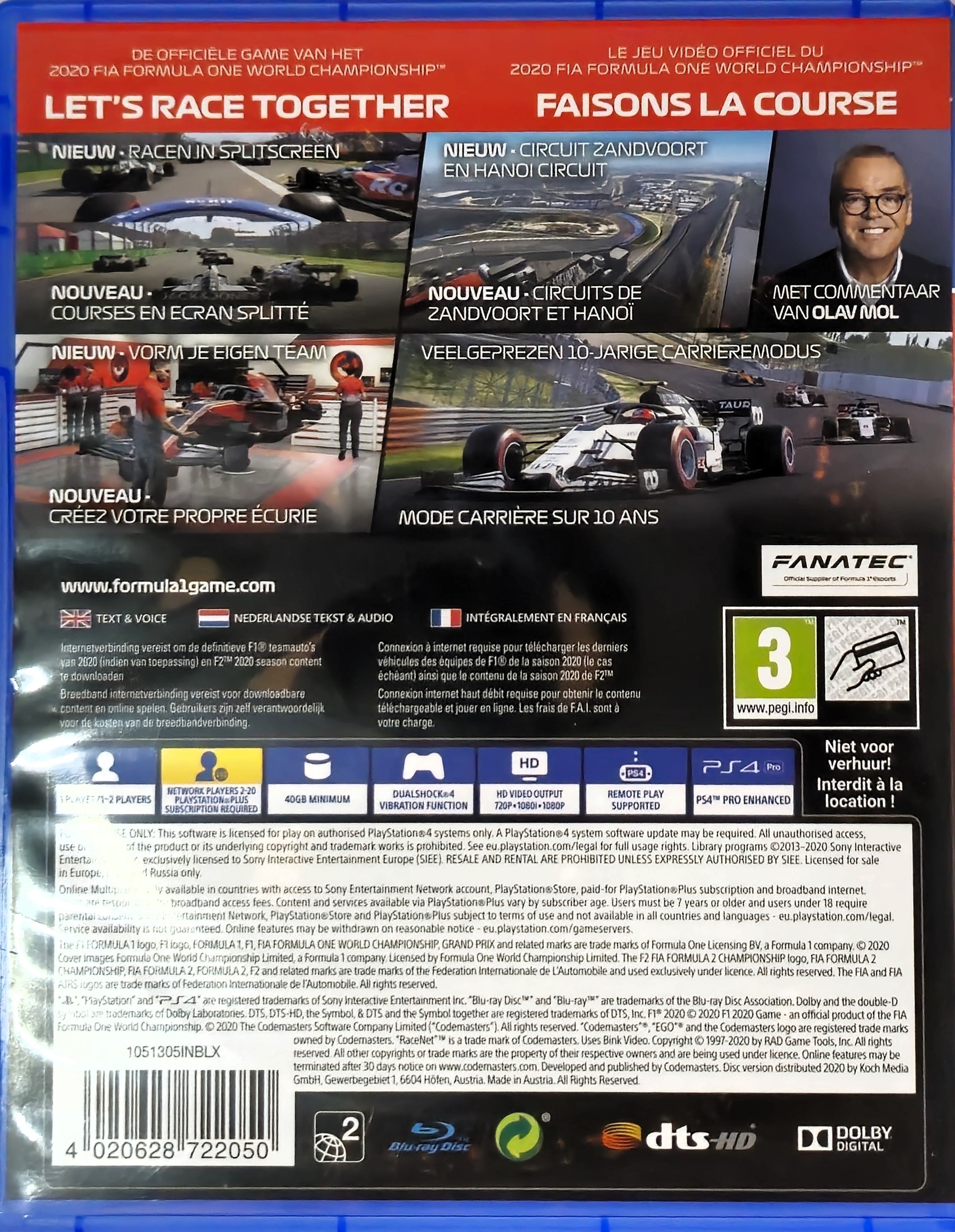 PS4 F1 2020