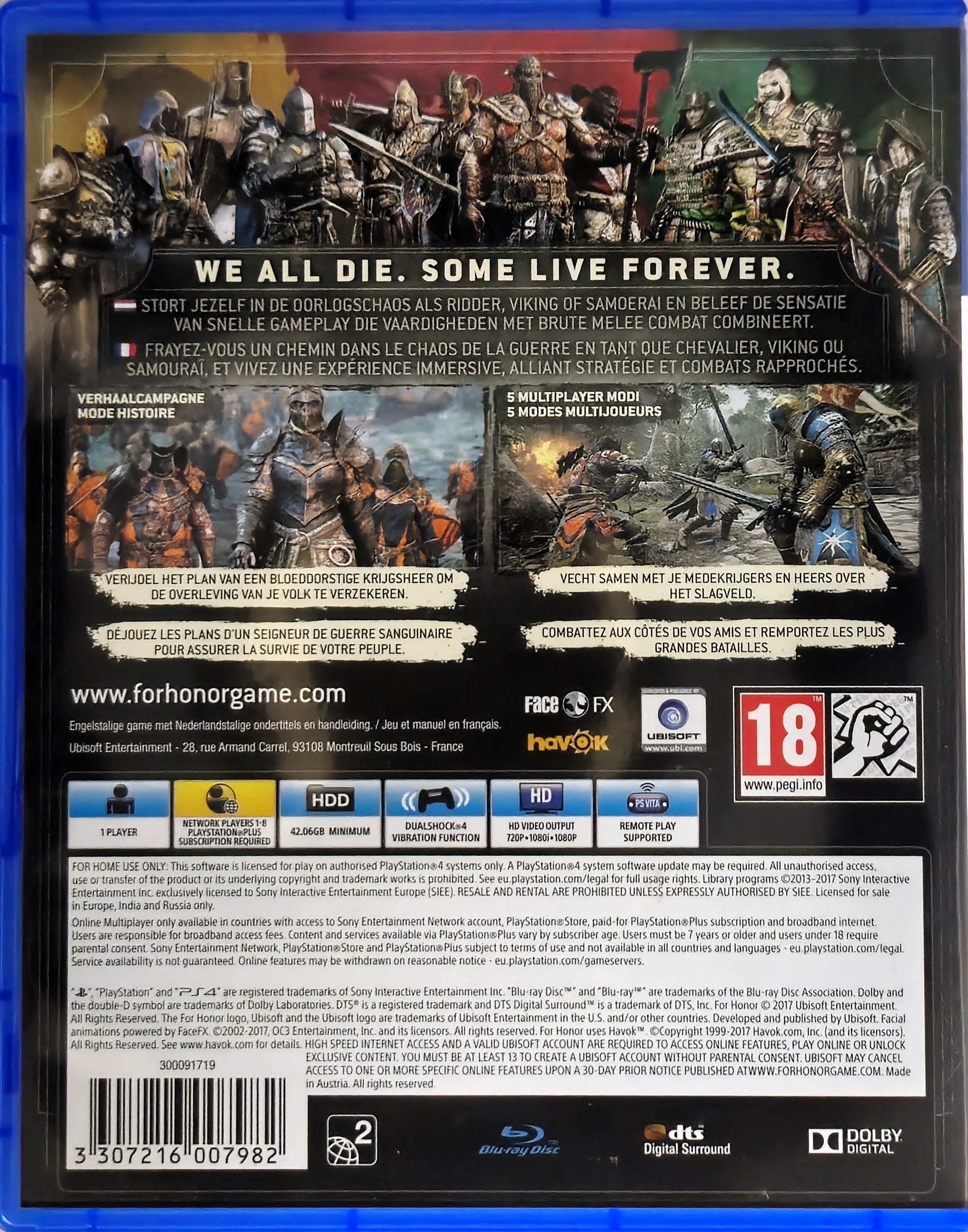 PS4 For Honor DeLuxe Edition