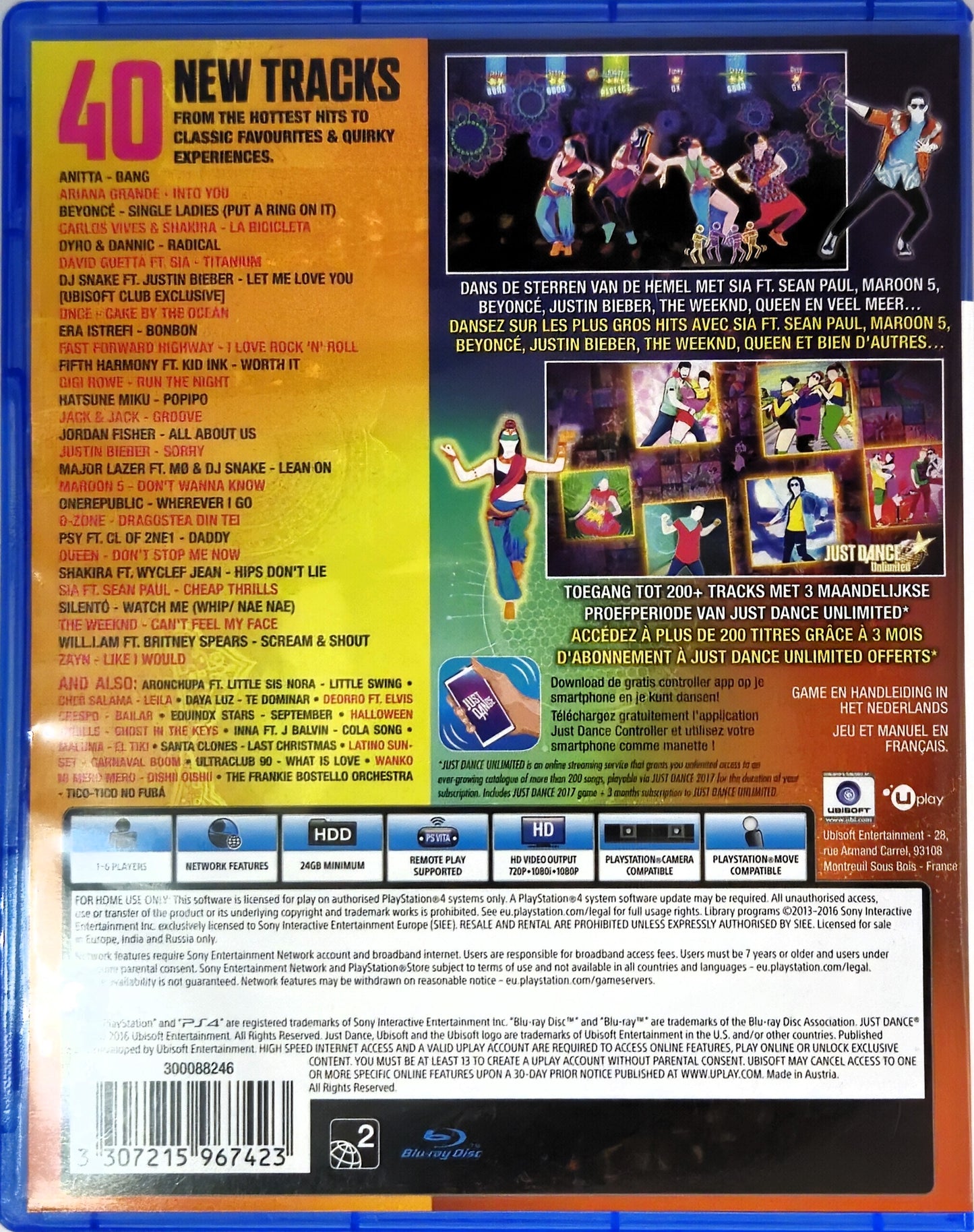 PS4 Just Dance 2017