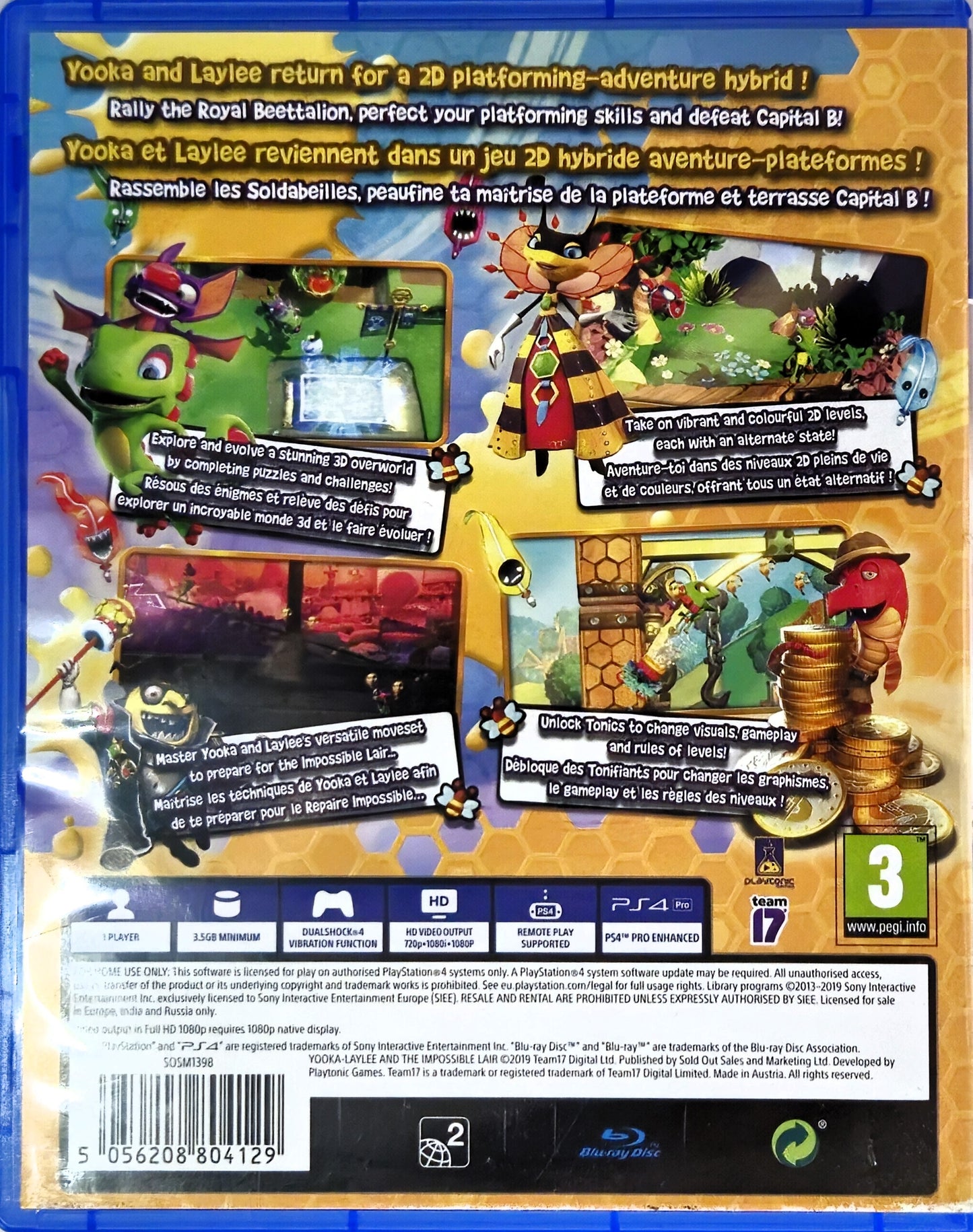 PS4 Yooka-Laylee and The Impossible Lair