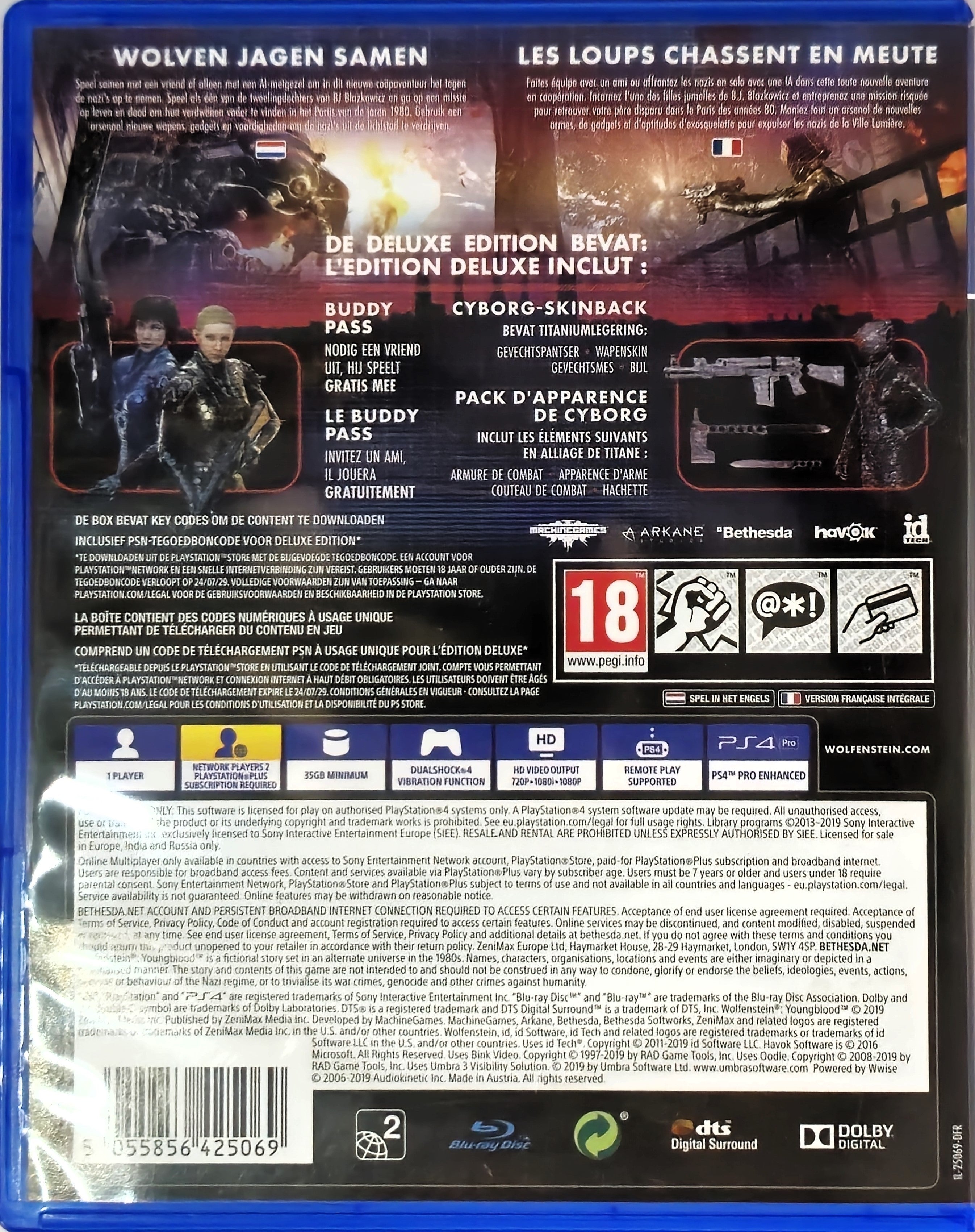 PS4 Wolfenstein Youngblood DeLuxe Edition