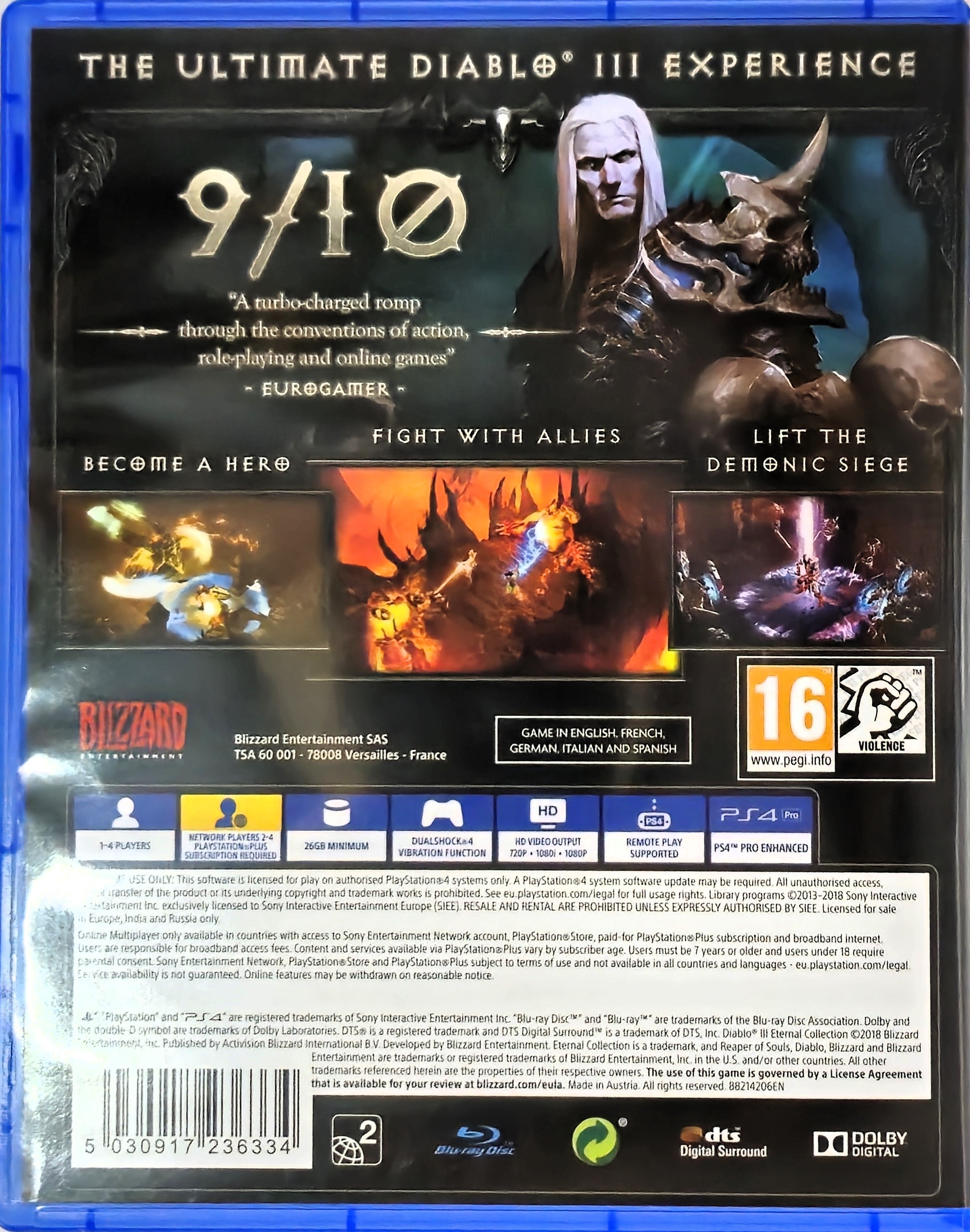 PS4 Diablo III Eternal Collection