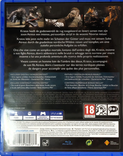 PS4 God of War Day One Edition