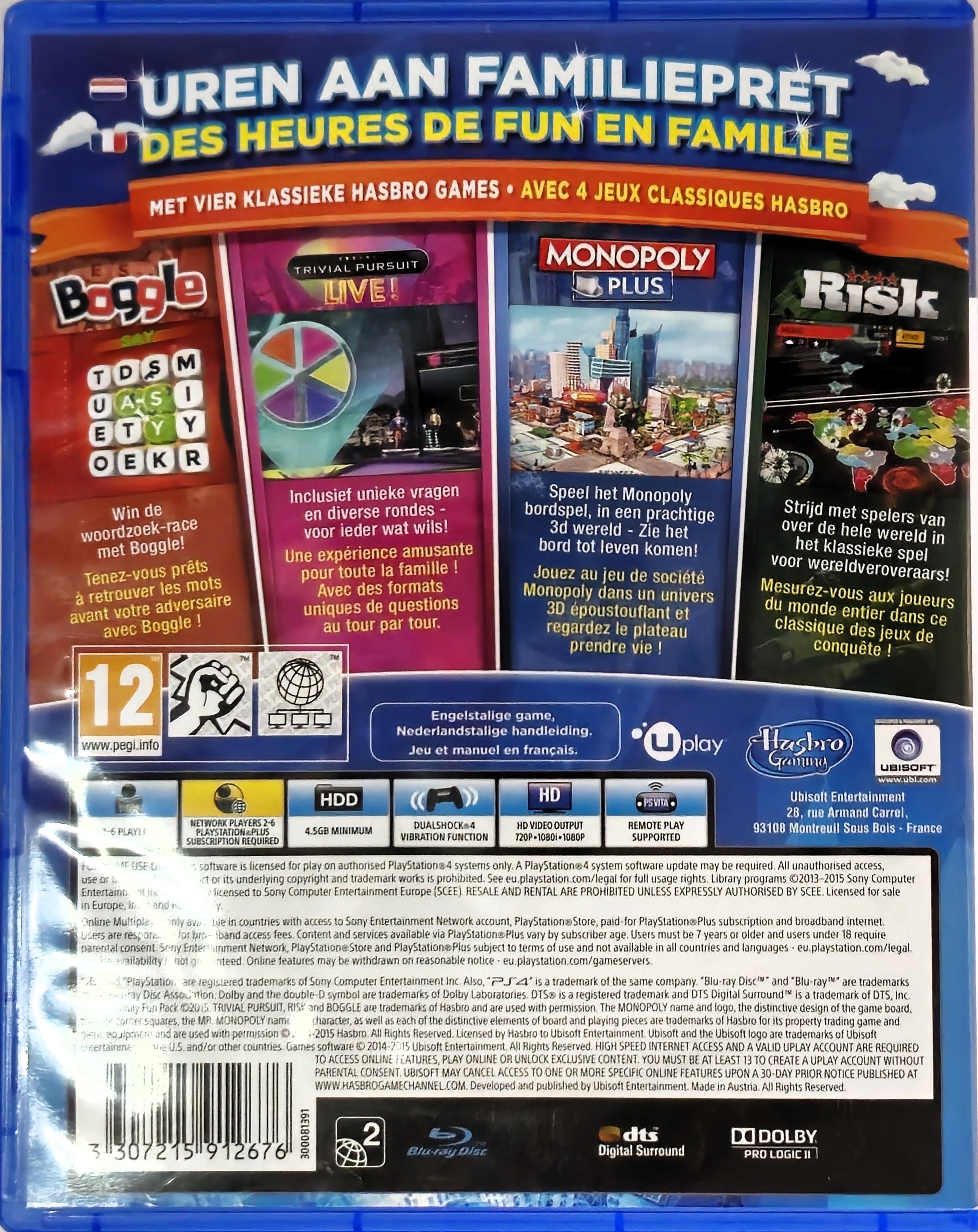 PS4 Hasbro Family Fun Pack