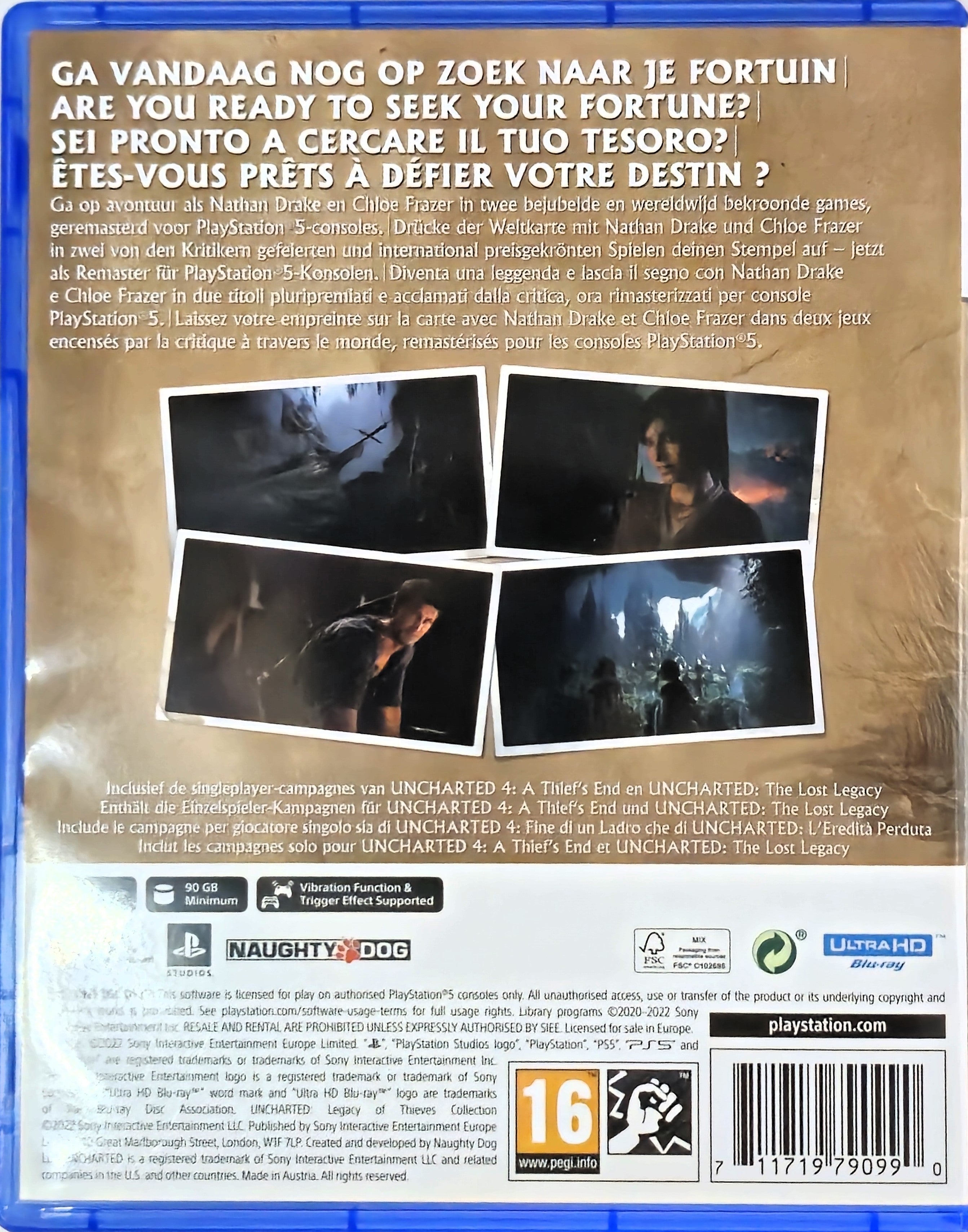 PS5 Uncharted Legacy of Thieves Collection