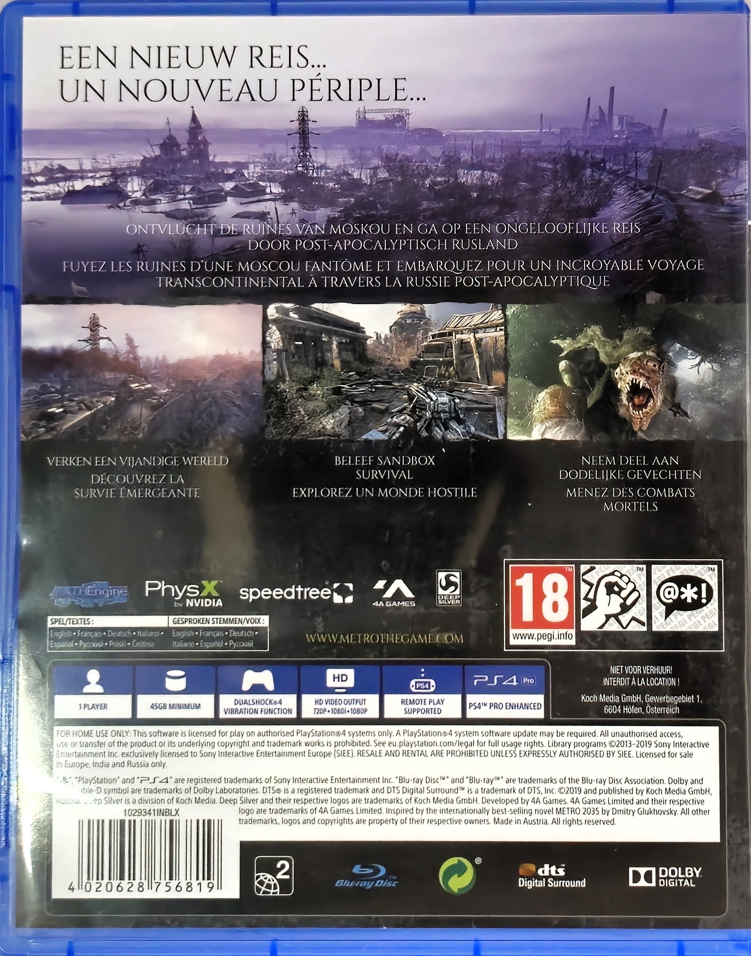 PS4 Metro Exodus