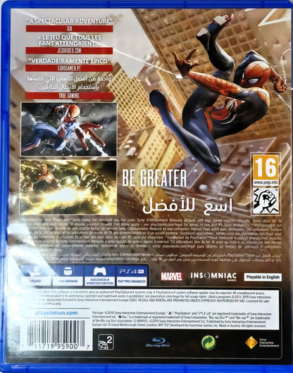 PS4 Spider-Man Game of The Year Edition
