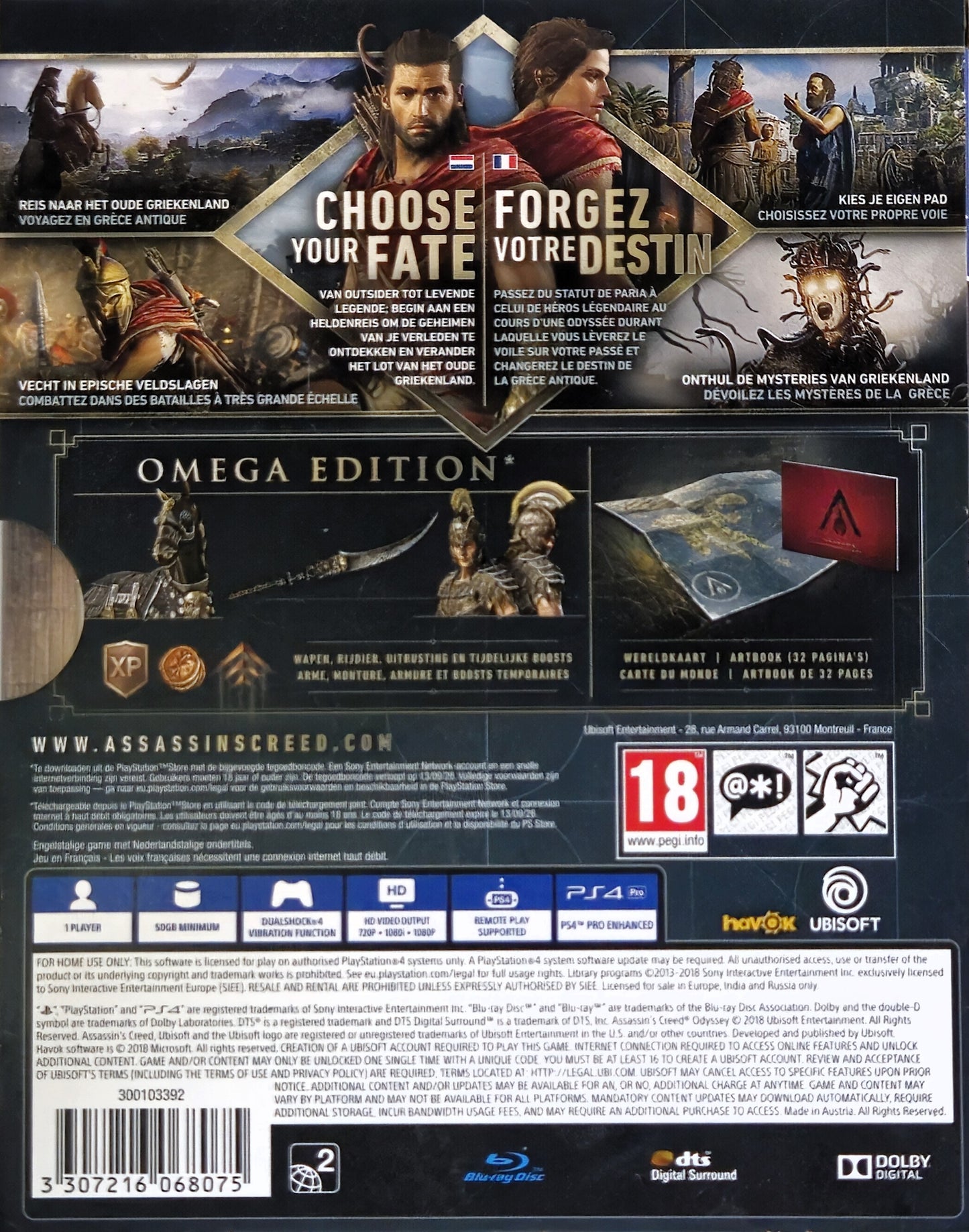 PS4 Assassin's Creed Odyssey Omega Edition