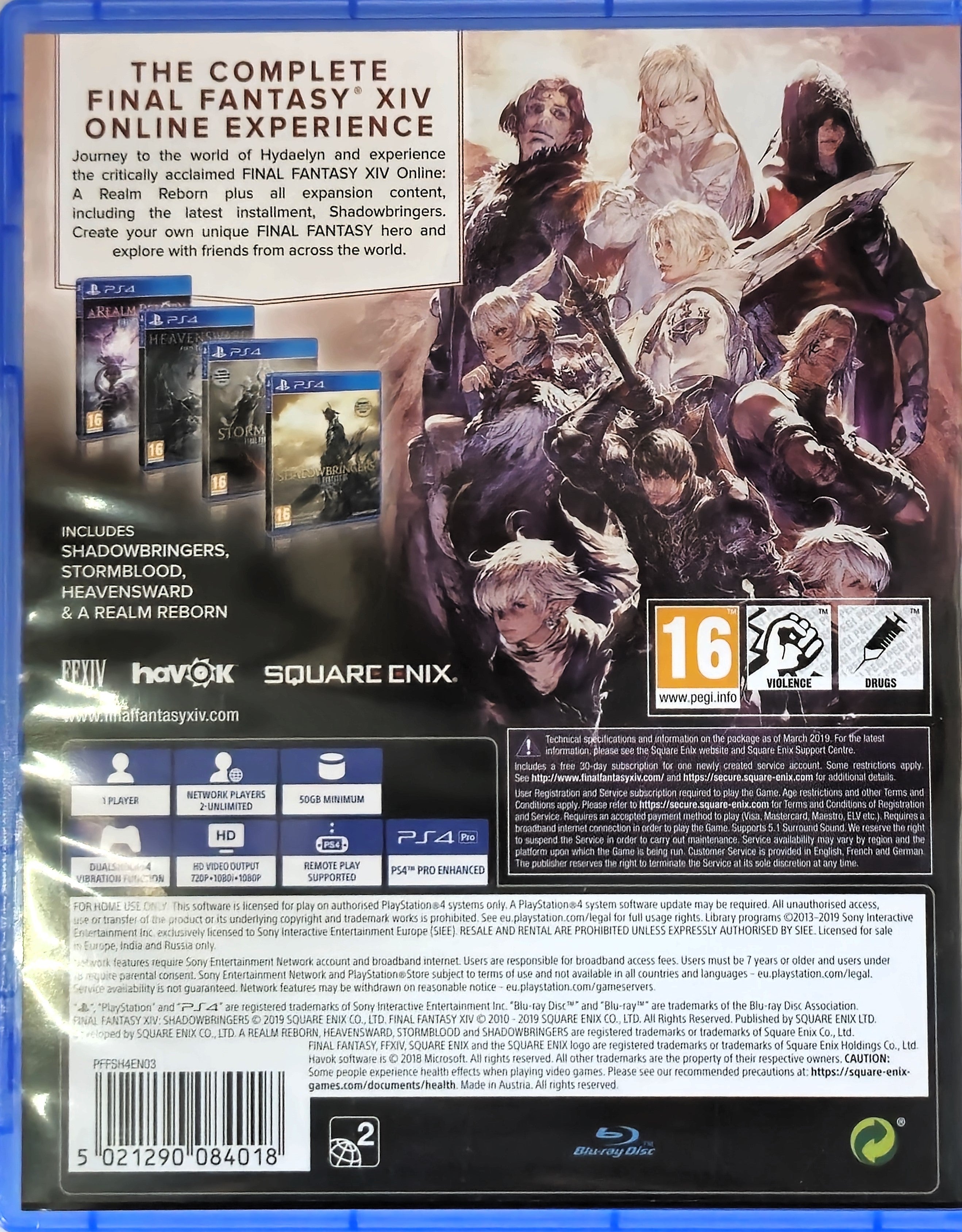 PS4 Final Fantasy XIV Online The Complete Edition