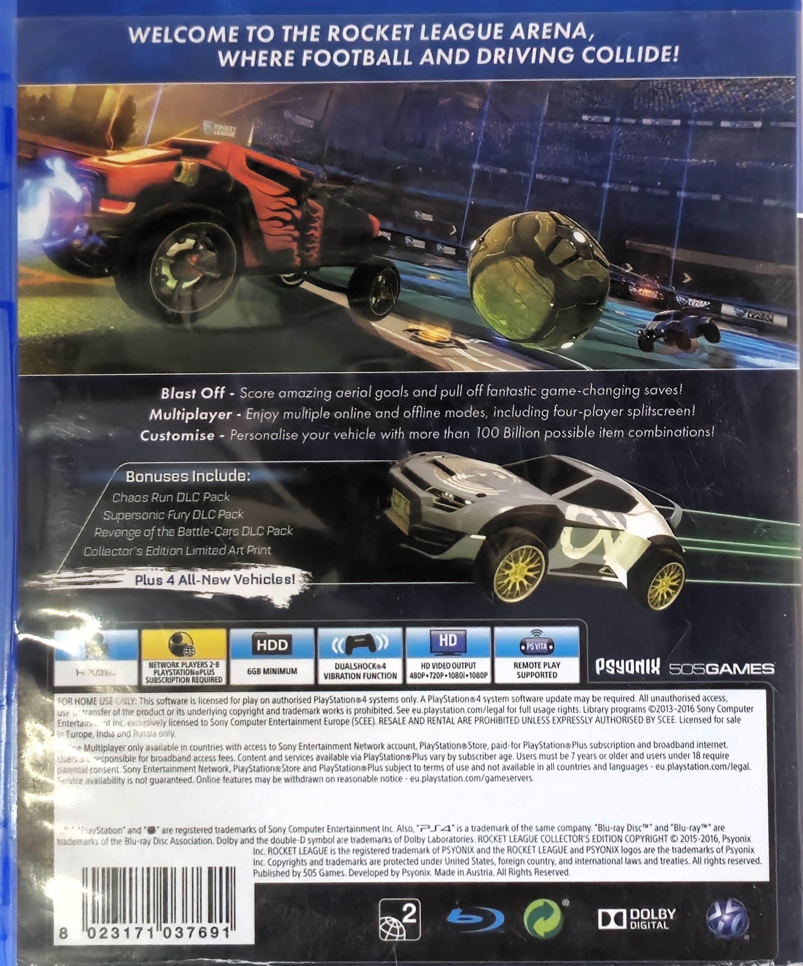 PS4 Rocket League Collector's Edition