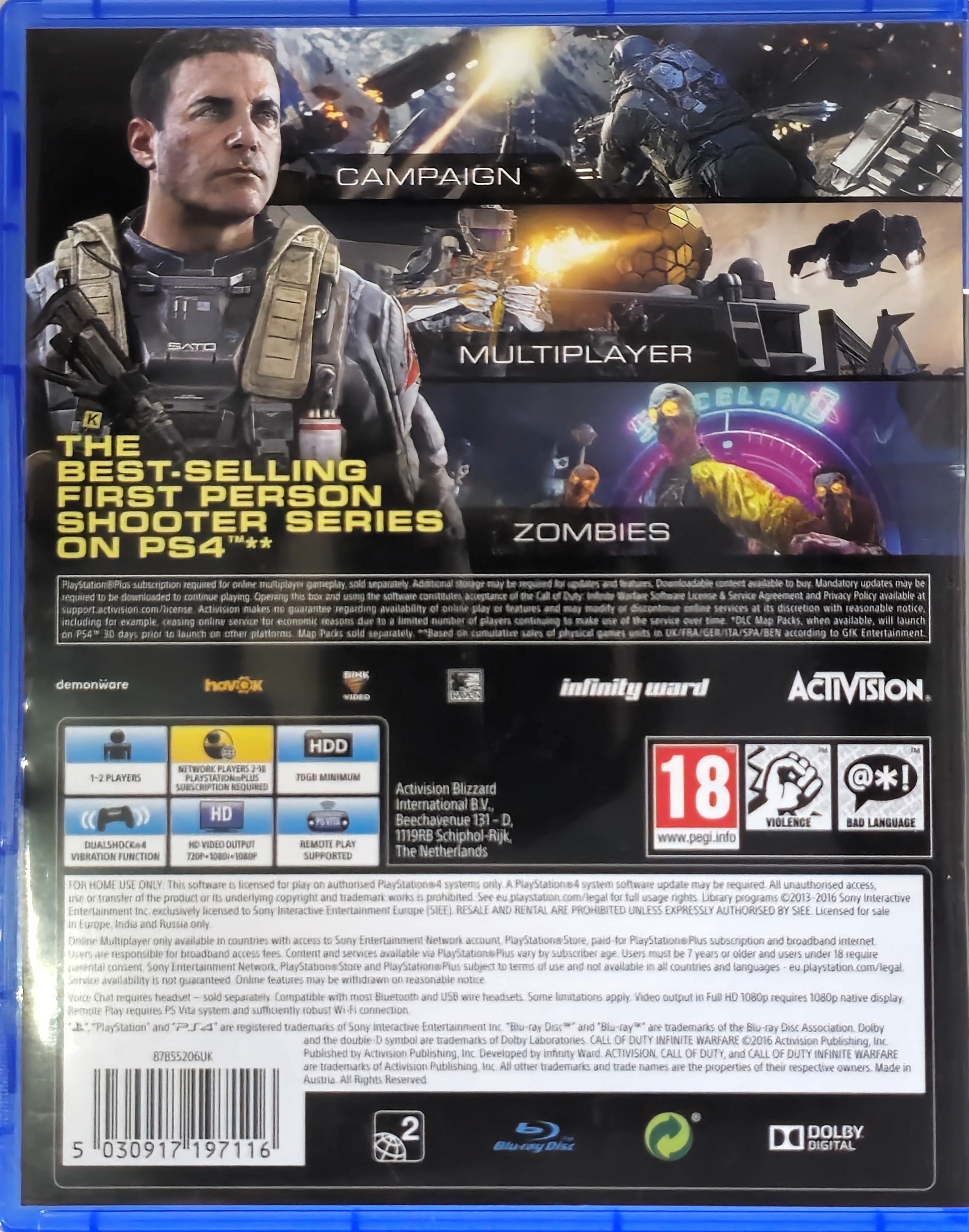 PS4 Call of Duty Infinite Warfare