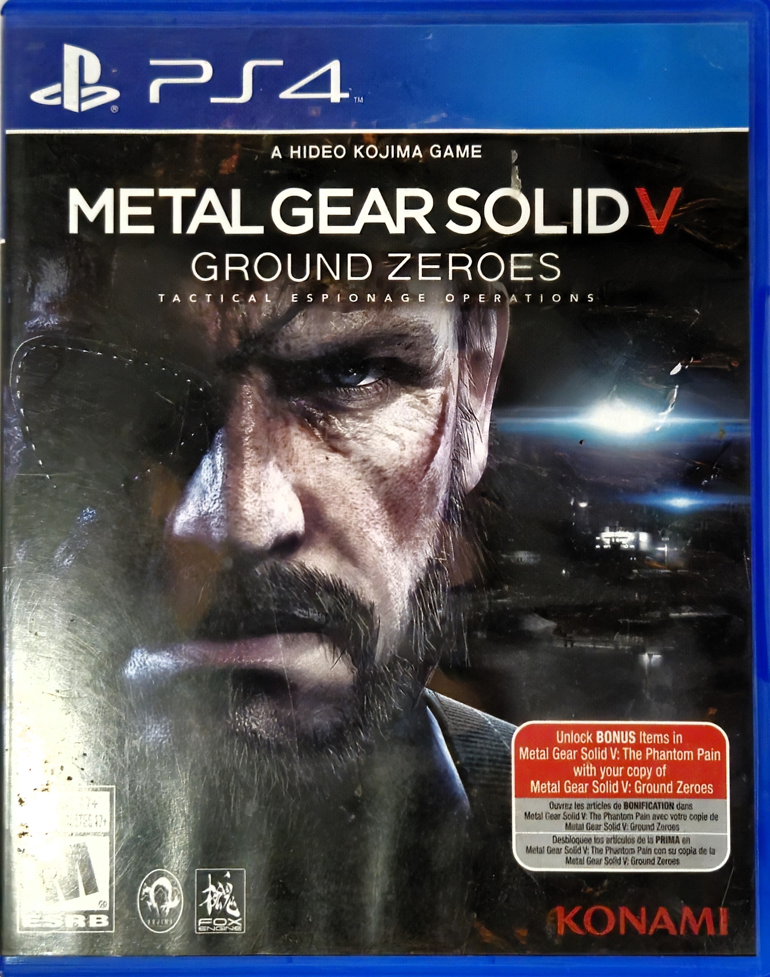 PS4 Metal Gear Solid Ground Zeroes