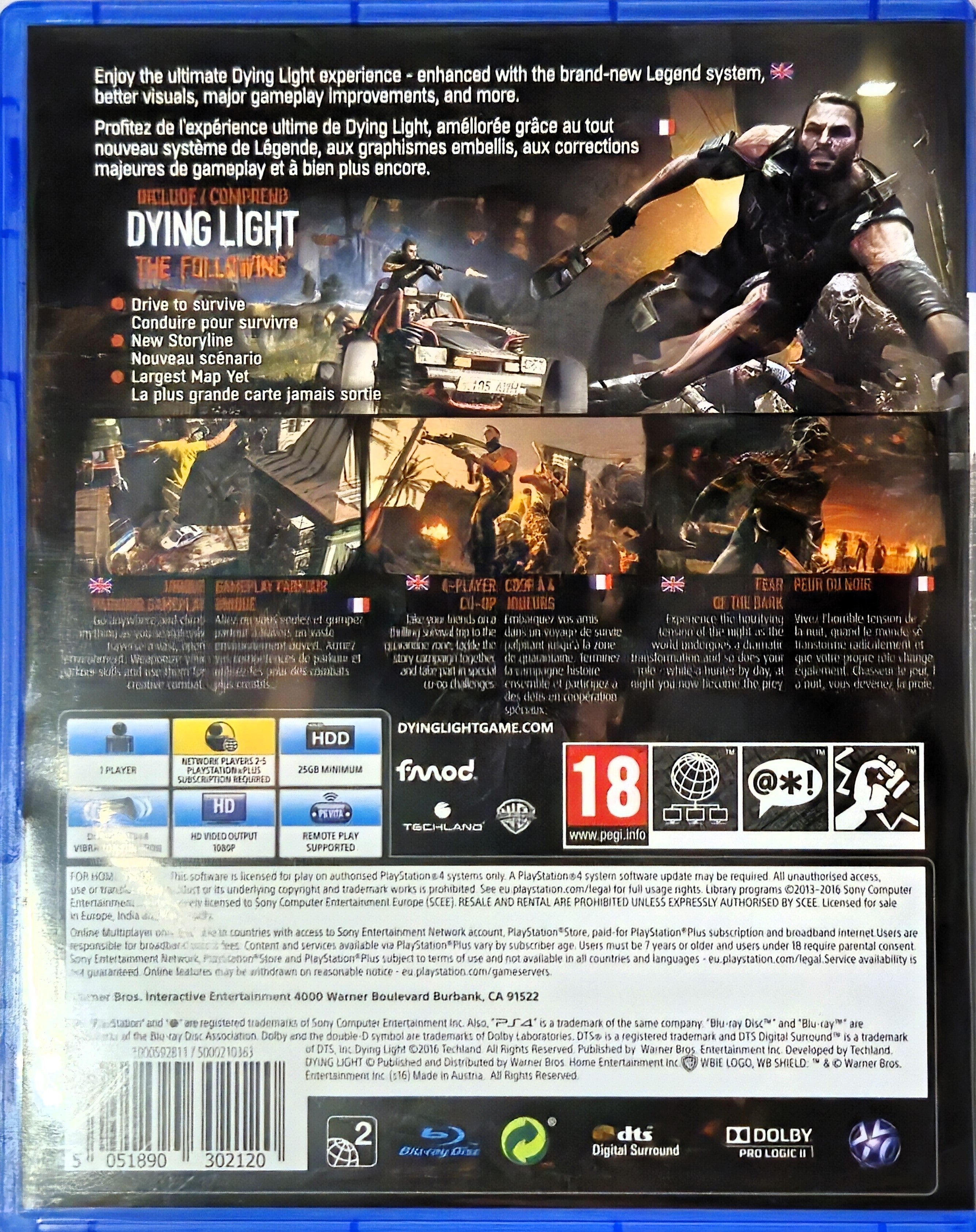 PS4 Dying Light The Following Enhanced Edition