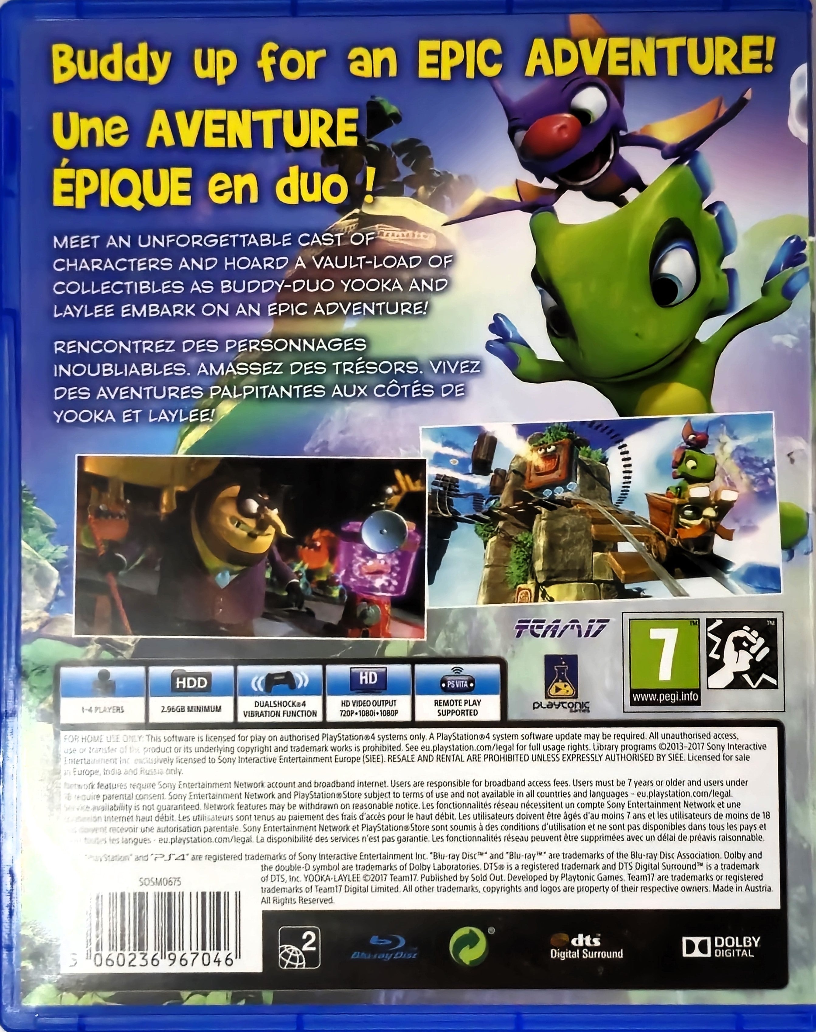 PS4 Yooka-Leylee