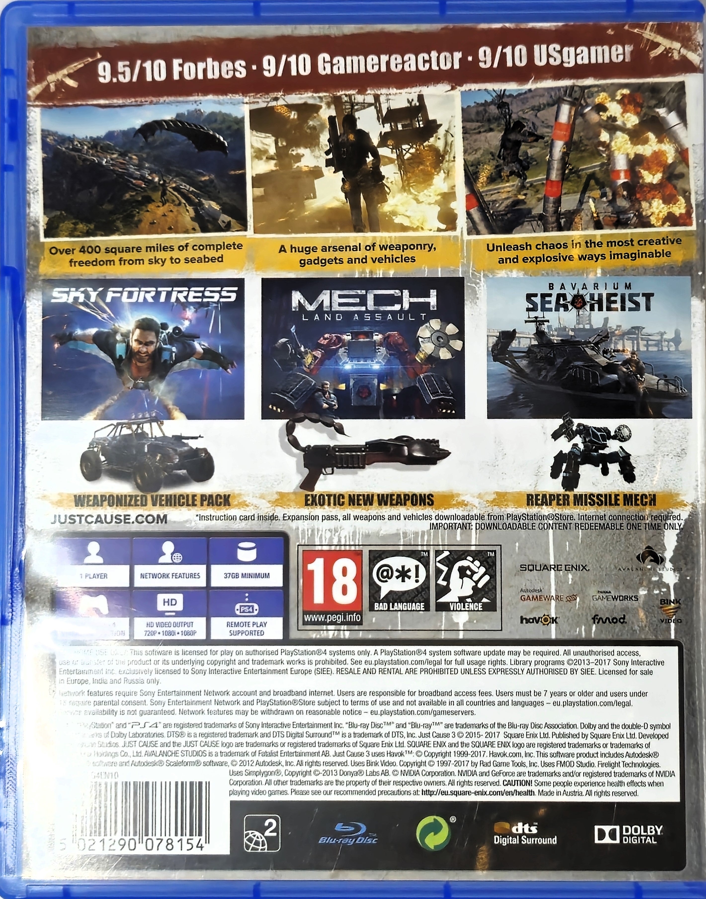 PS4 Just Cause 3 Gold Edition