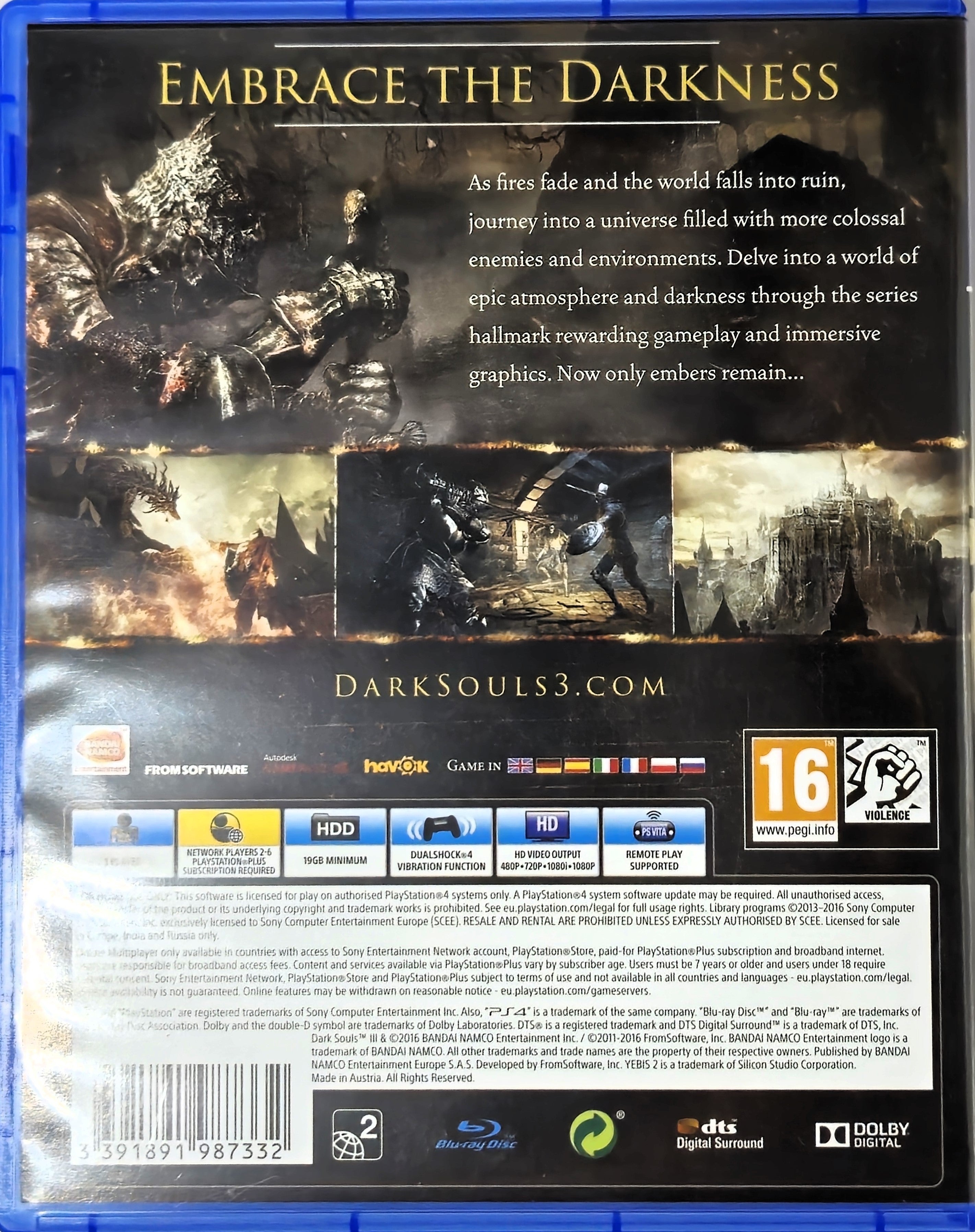 PS4 Dark Souls III