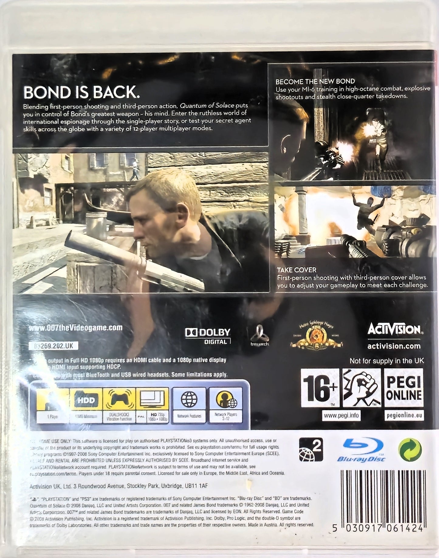 PS3 007 Quantum of Solace