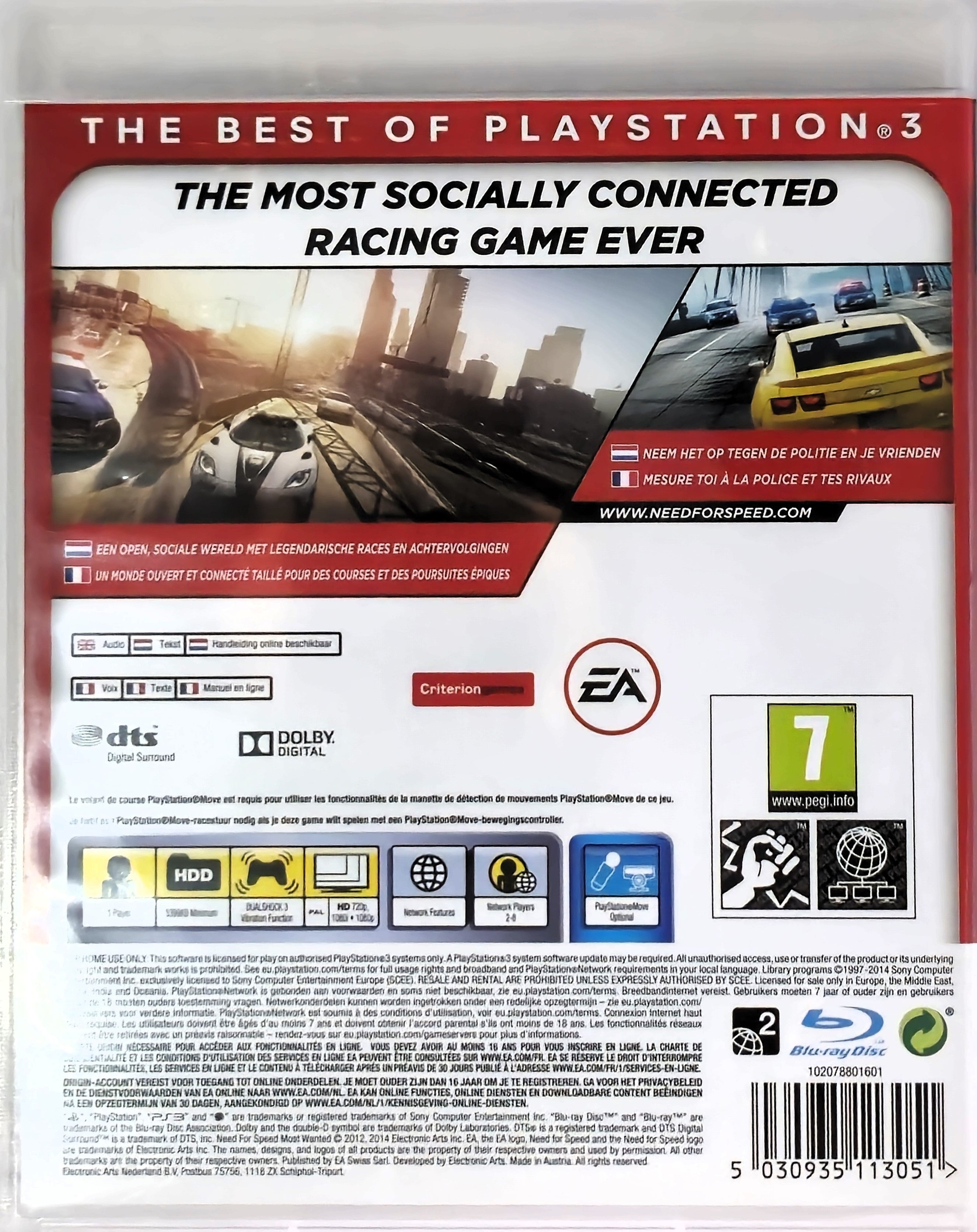 PS3 Need for Speed Most Wanted (Essentials)