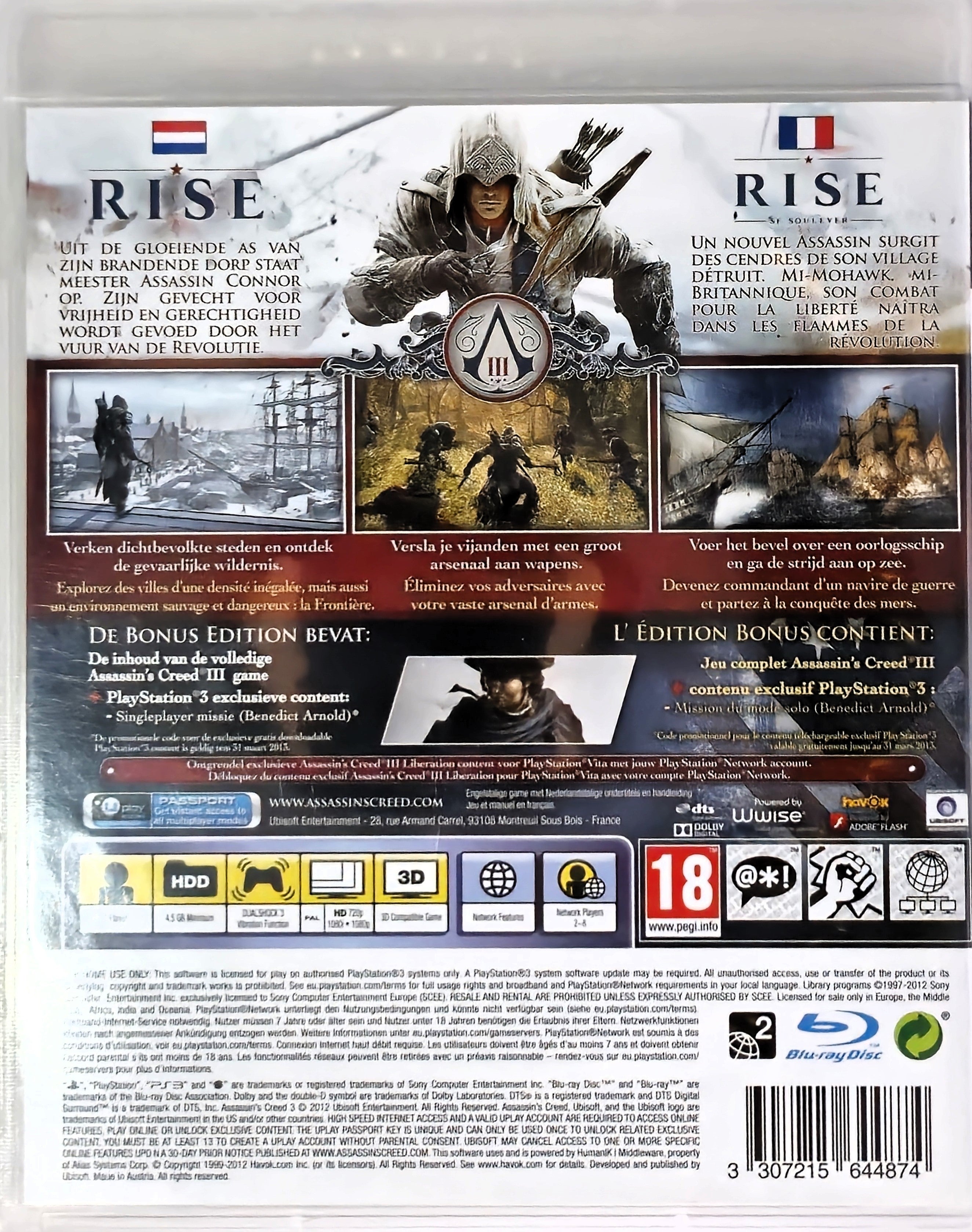 PS3 Assassin's Creed III