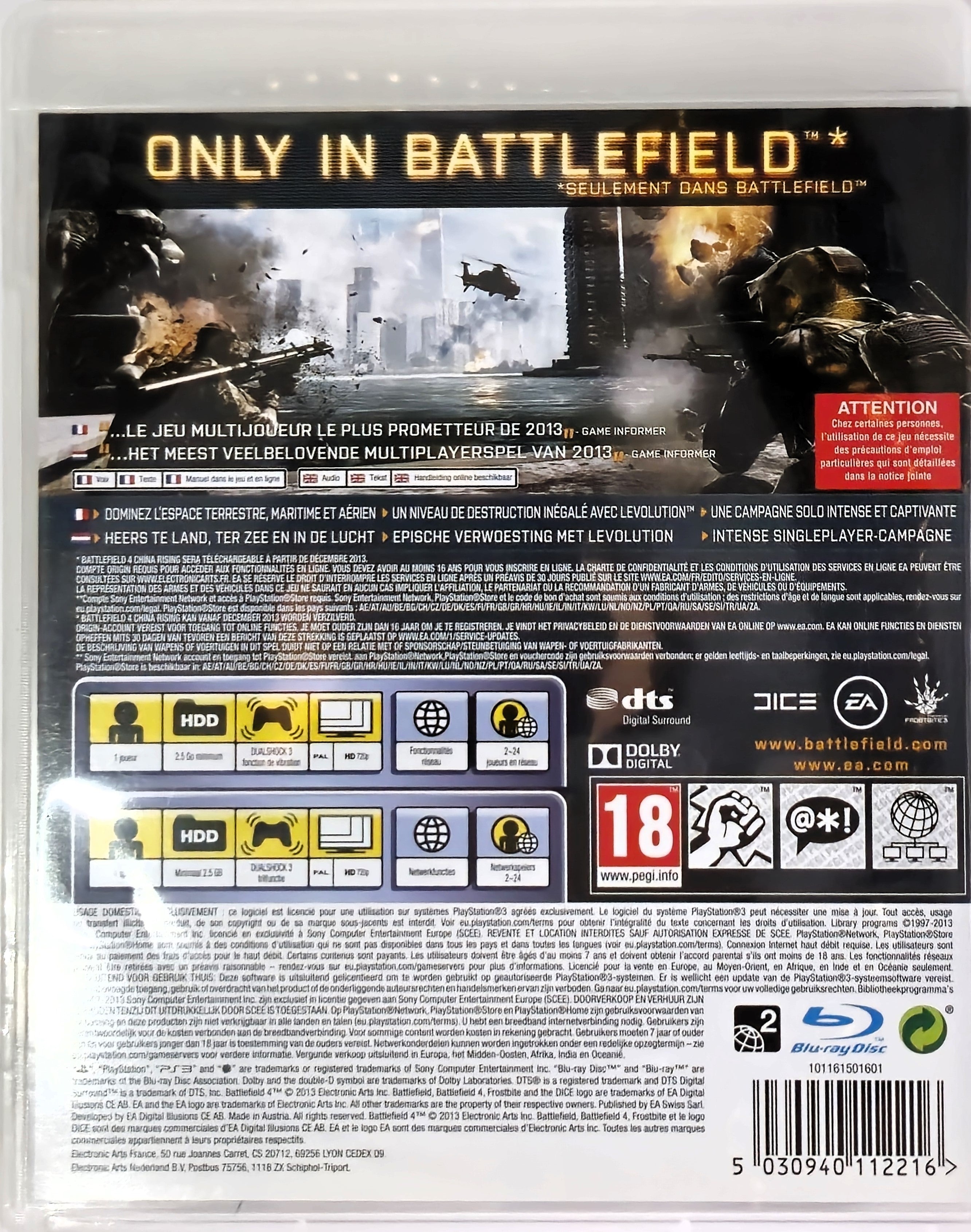 PS3 Battlefield 4