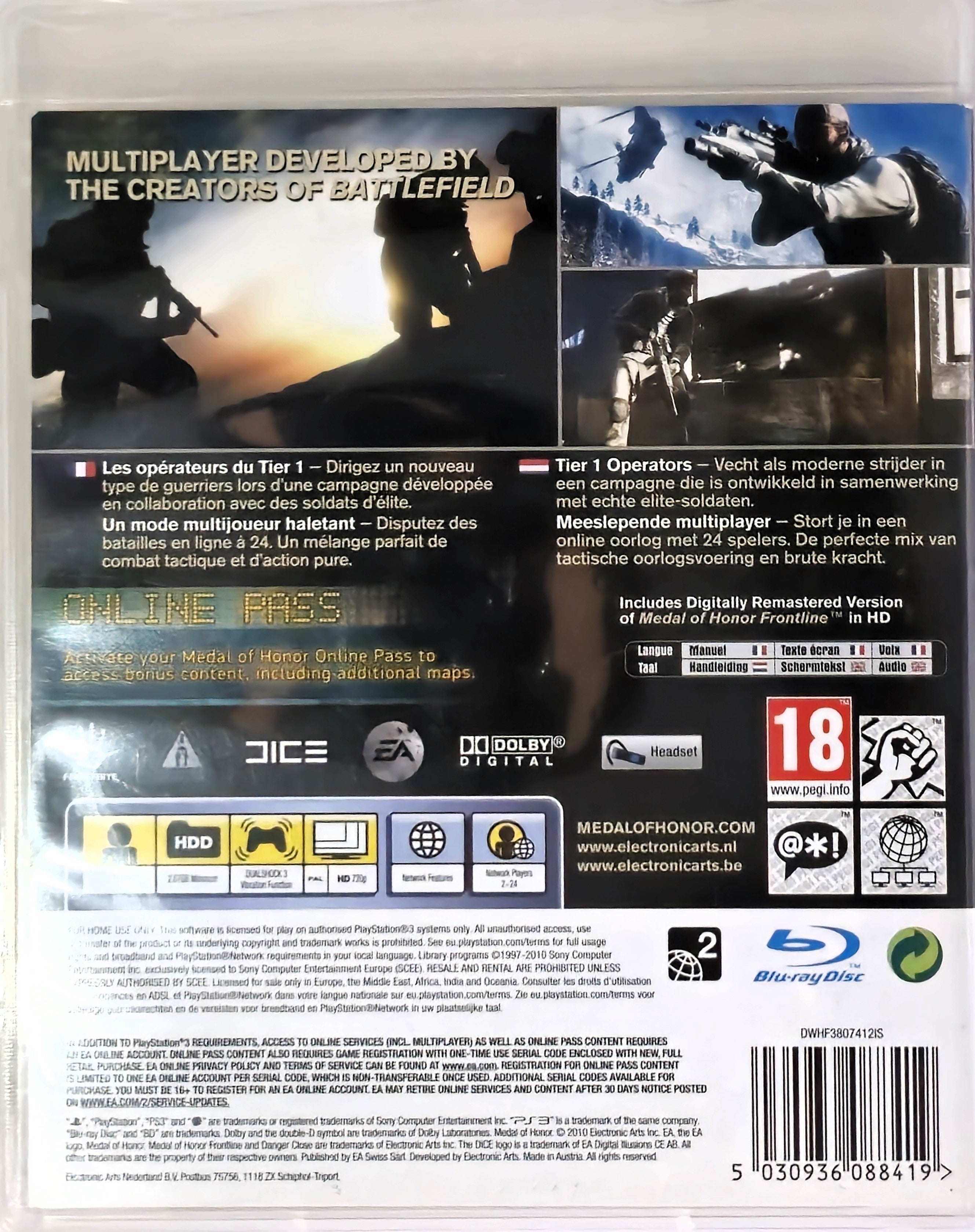 PS3 Medal of Honor