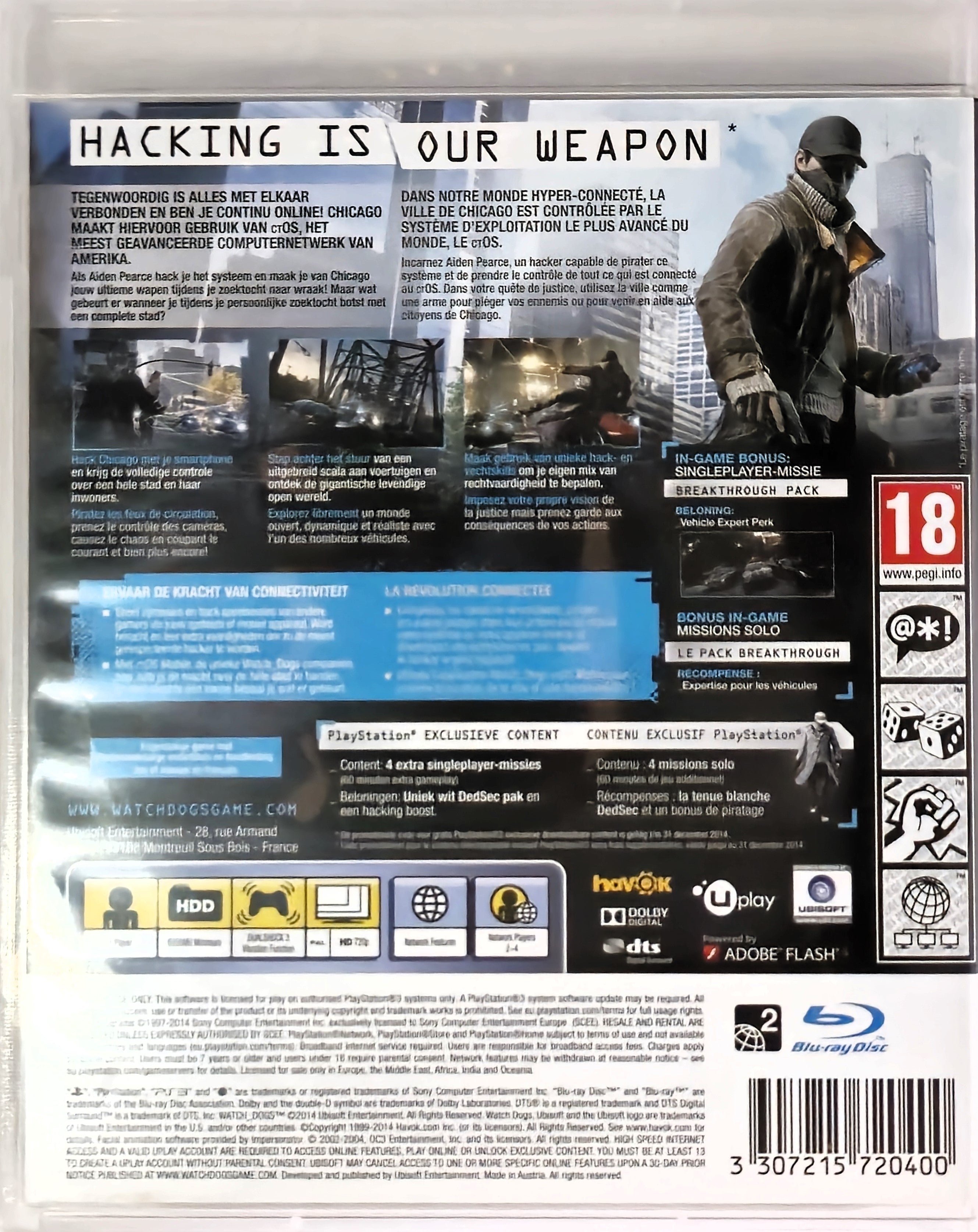 PS3 Watch Dogs Special Edition