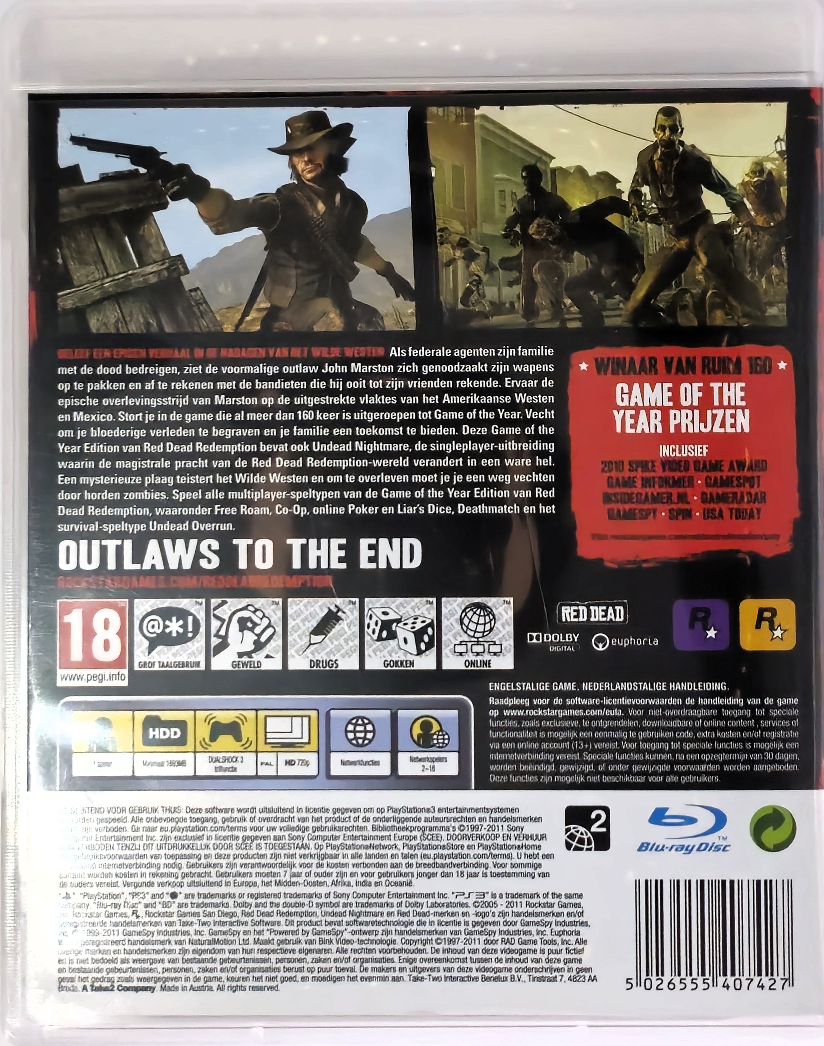 PS3 Red Dead Redemption Game of The Year Edition