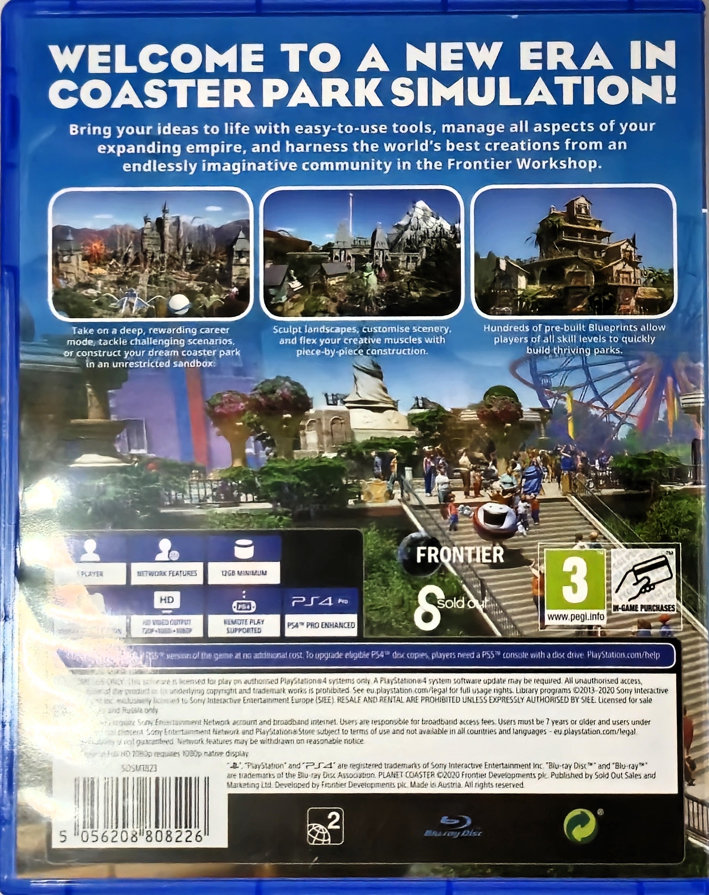 PS4 Planet Coaster Console Edition