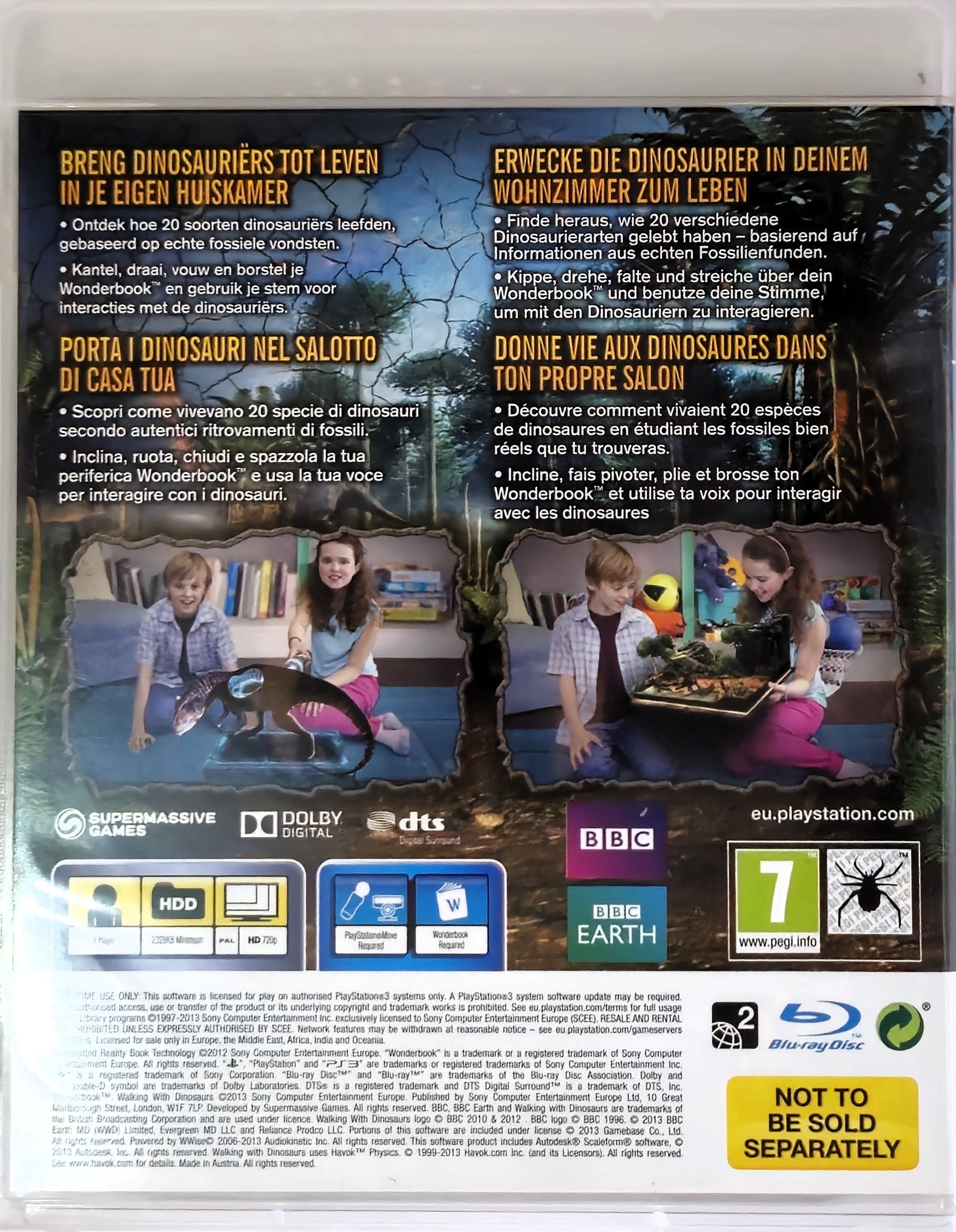 PS3 Wonderbook Walking with Dinosaurs