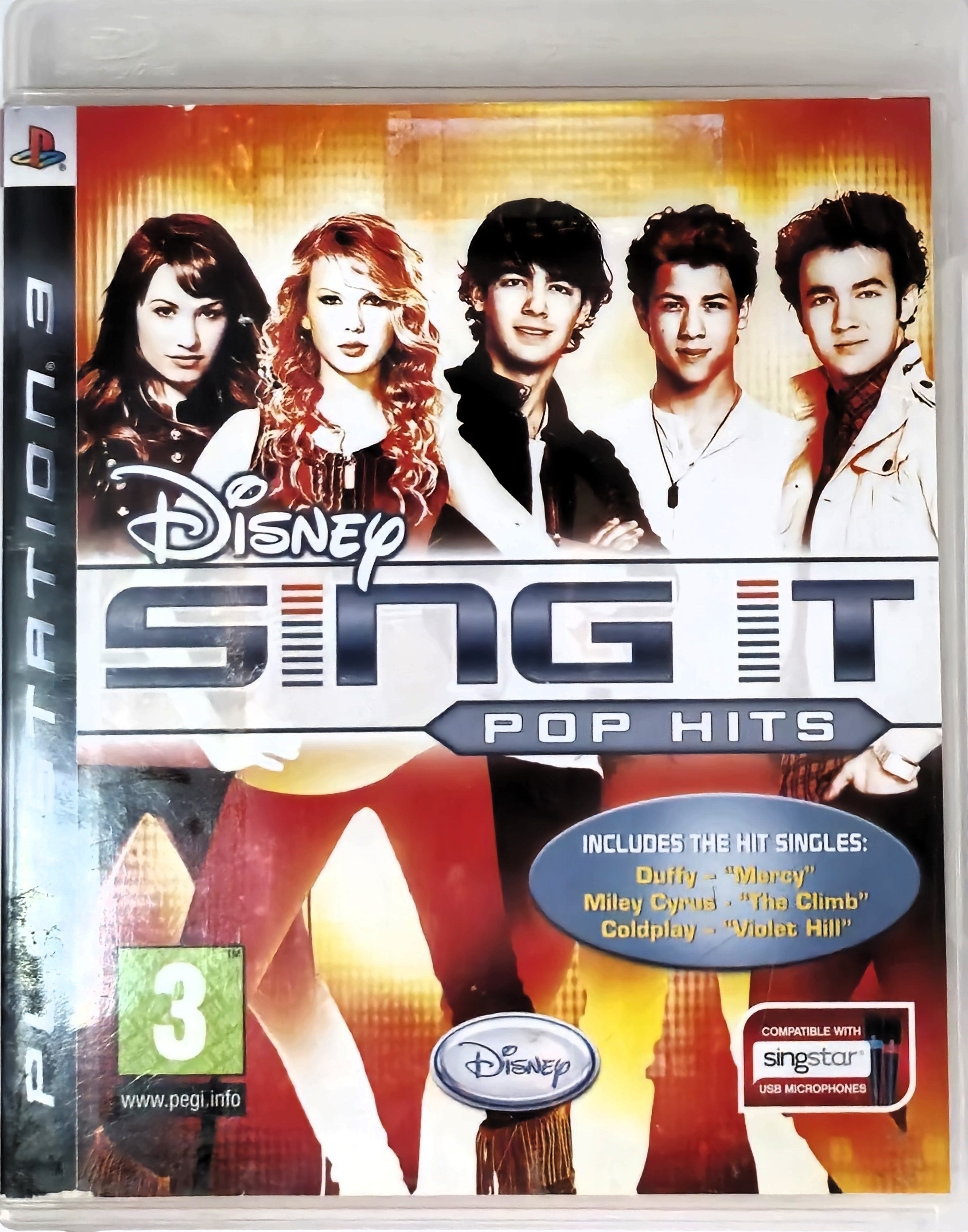 PS3 Disney  Sing It Pop Hits