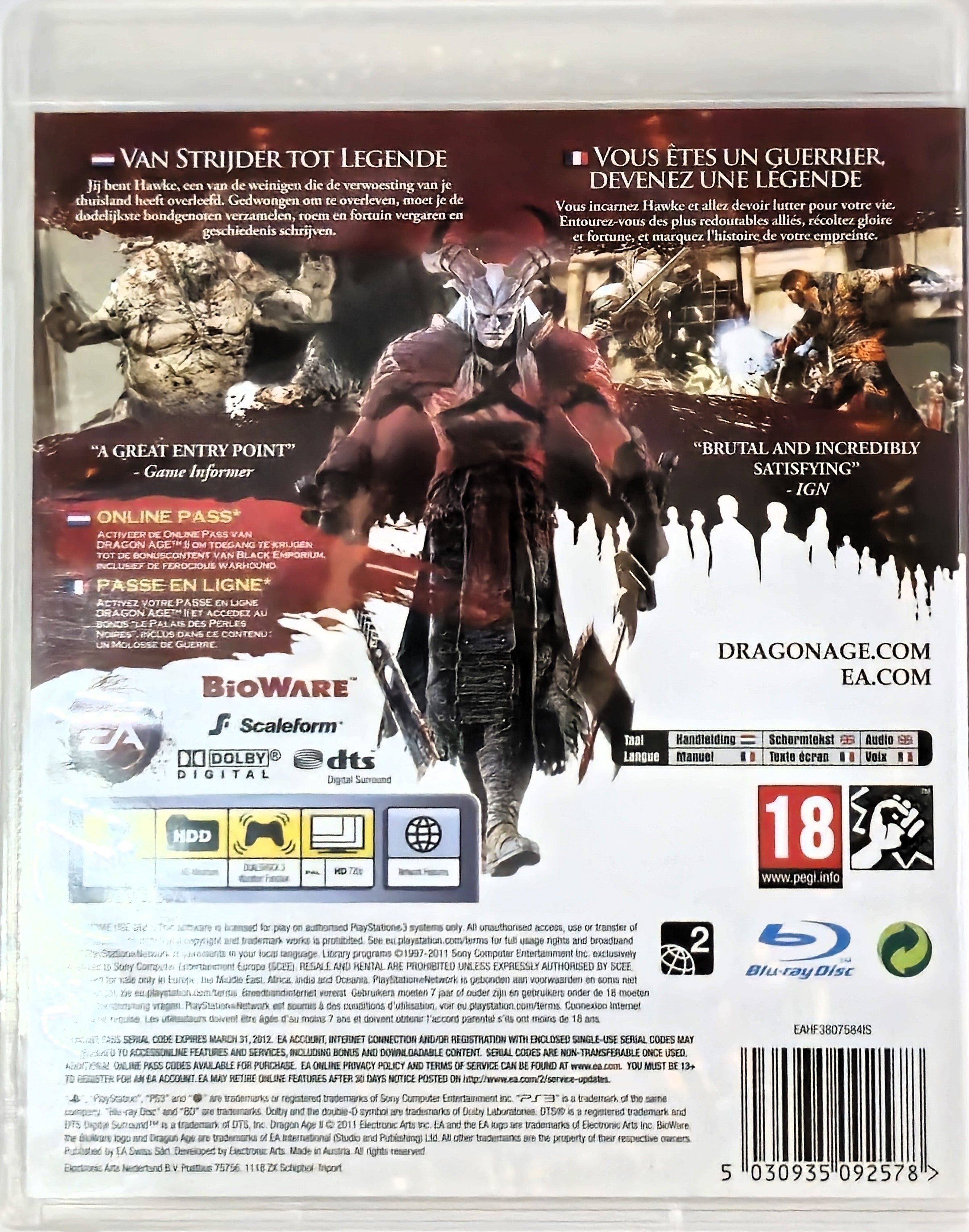 PS3 Dragon Age II