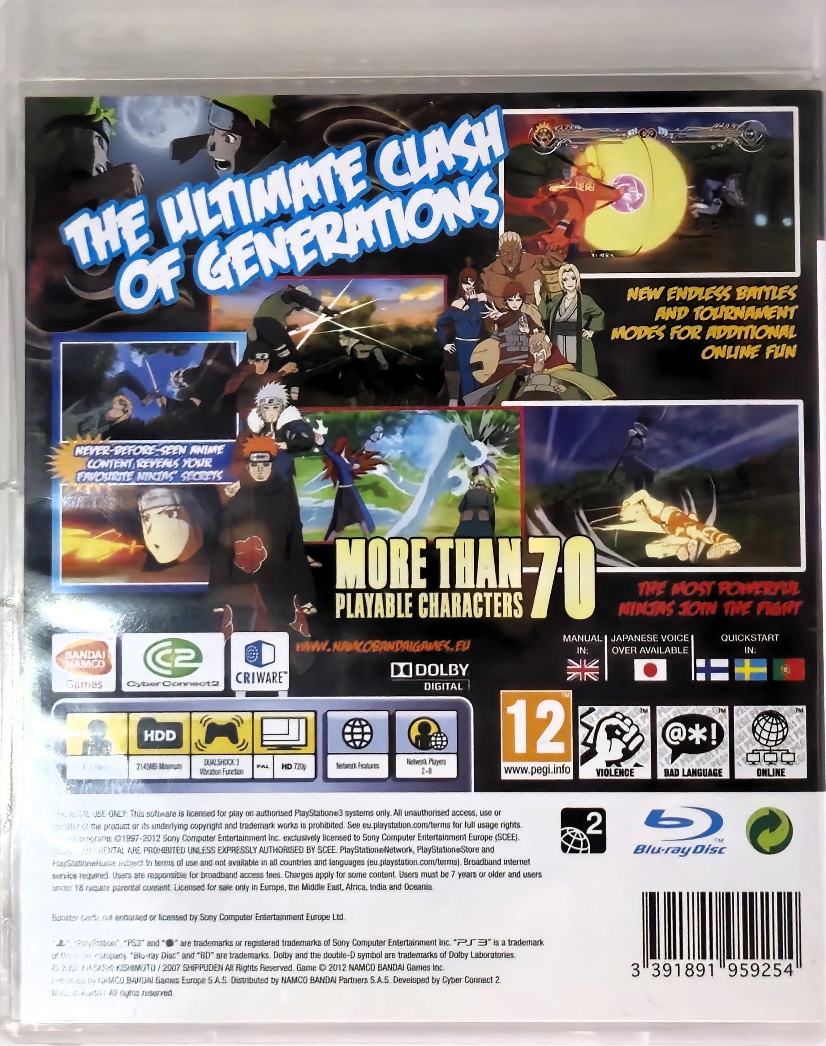 PS3 Naruto Shippuden Ultimate Ninja Storm Generations