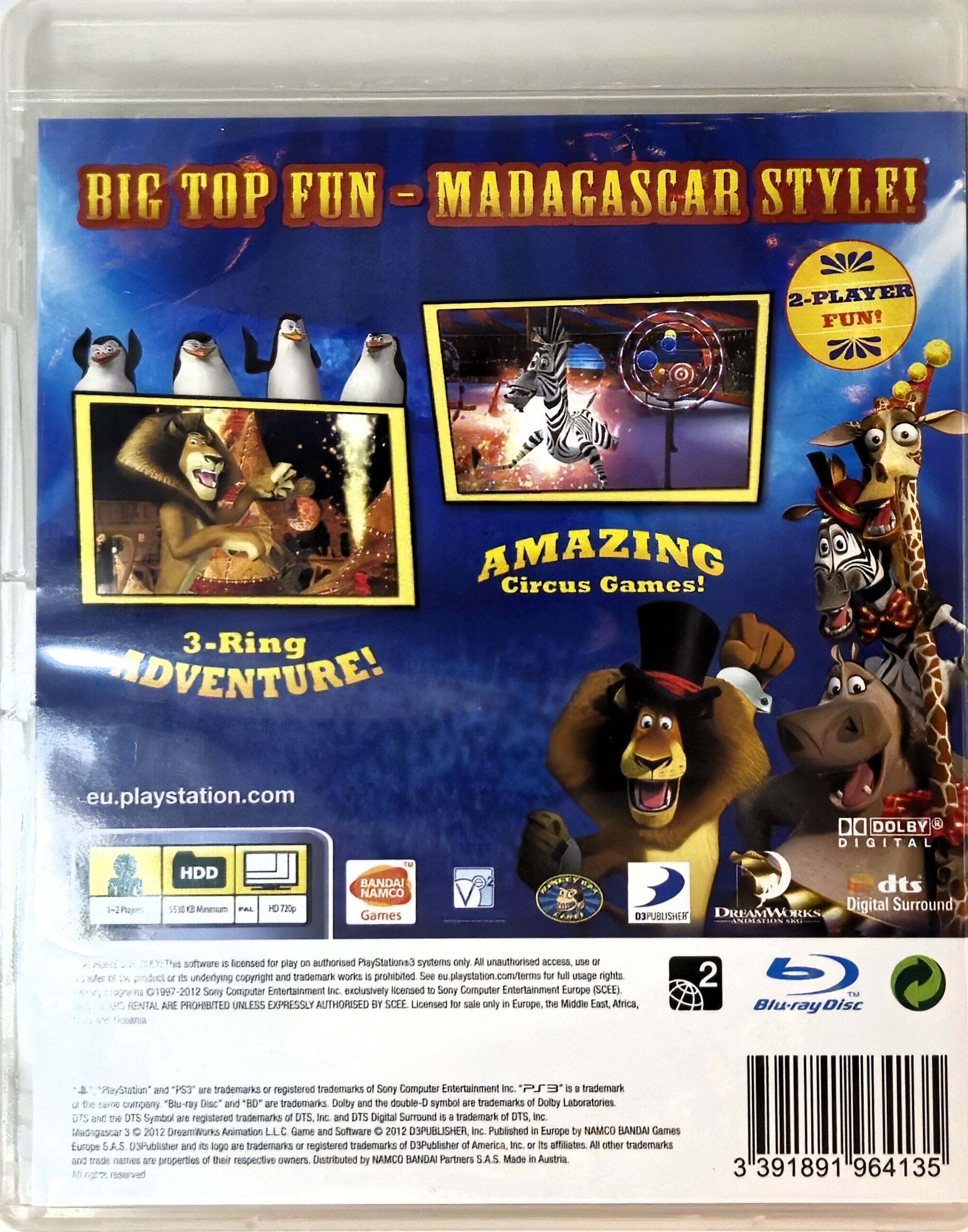 PS3 Madagascar 3 Europe's Most Wanted