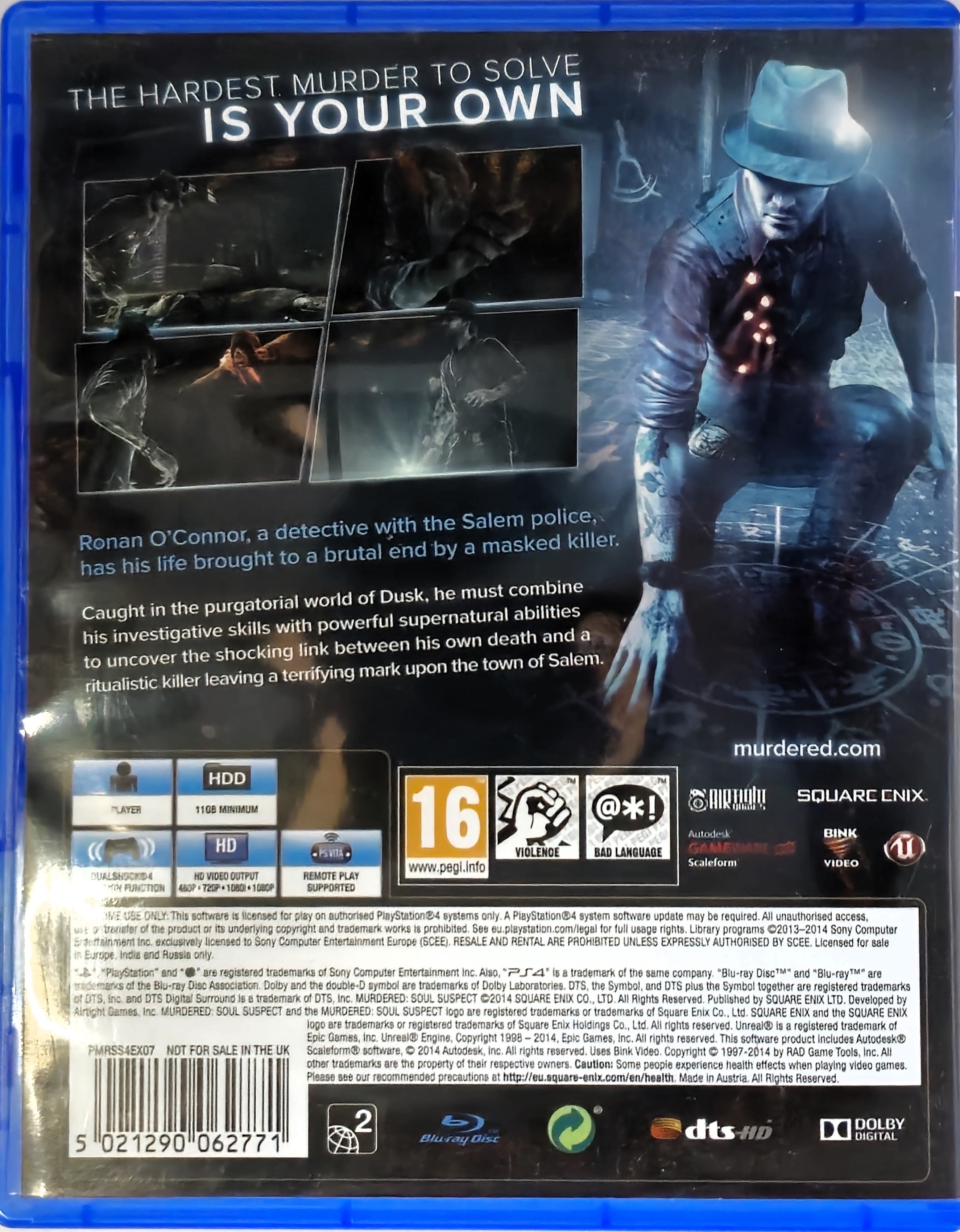 PS4 Murdered Soul Suspect