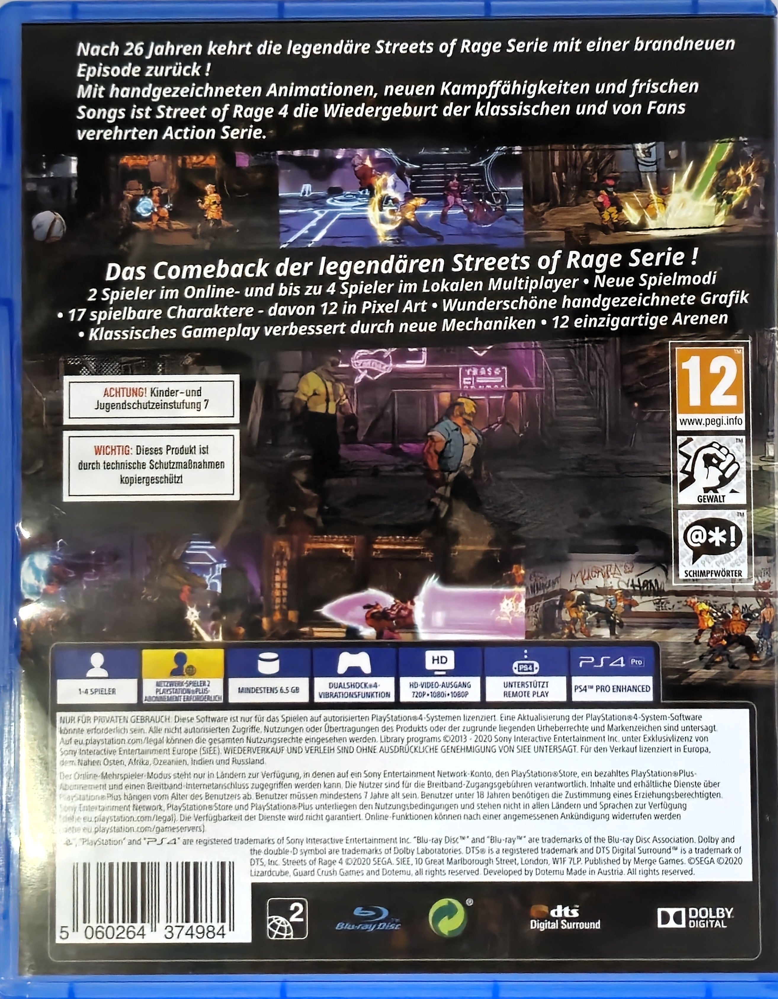 PS4 Streets of Rage 4