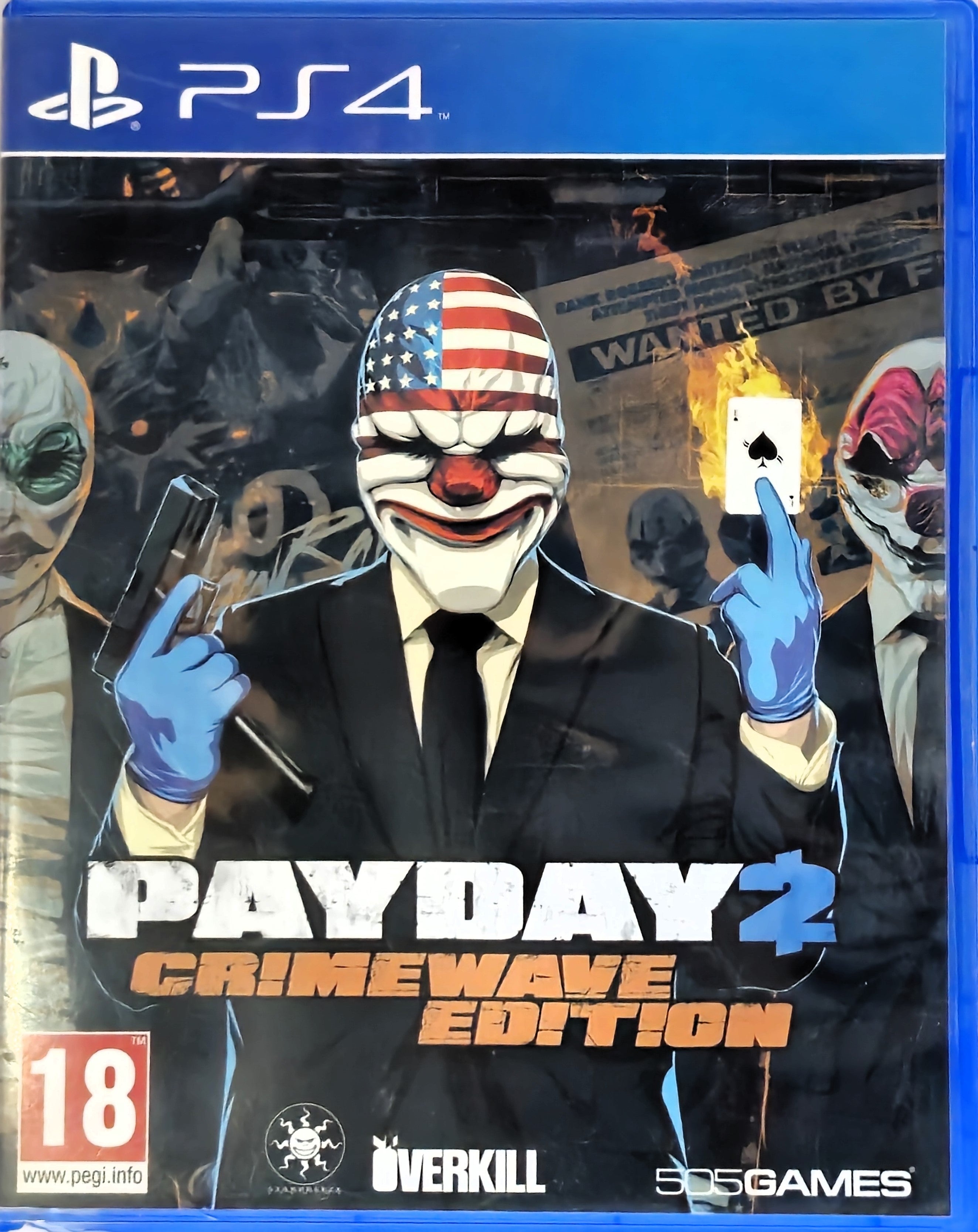 PS4 Pay Day 2 Crimewave Edition