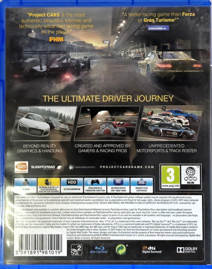 PS4 Project Cars