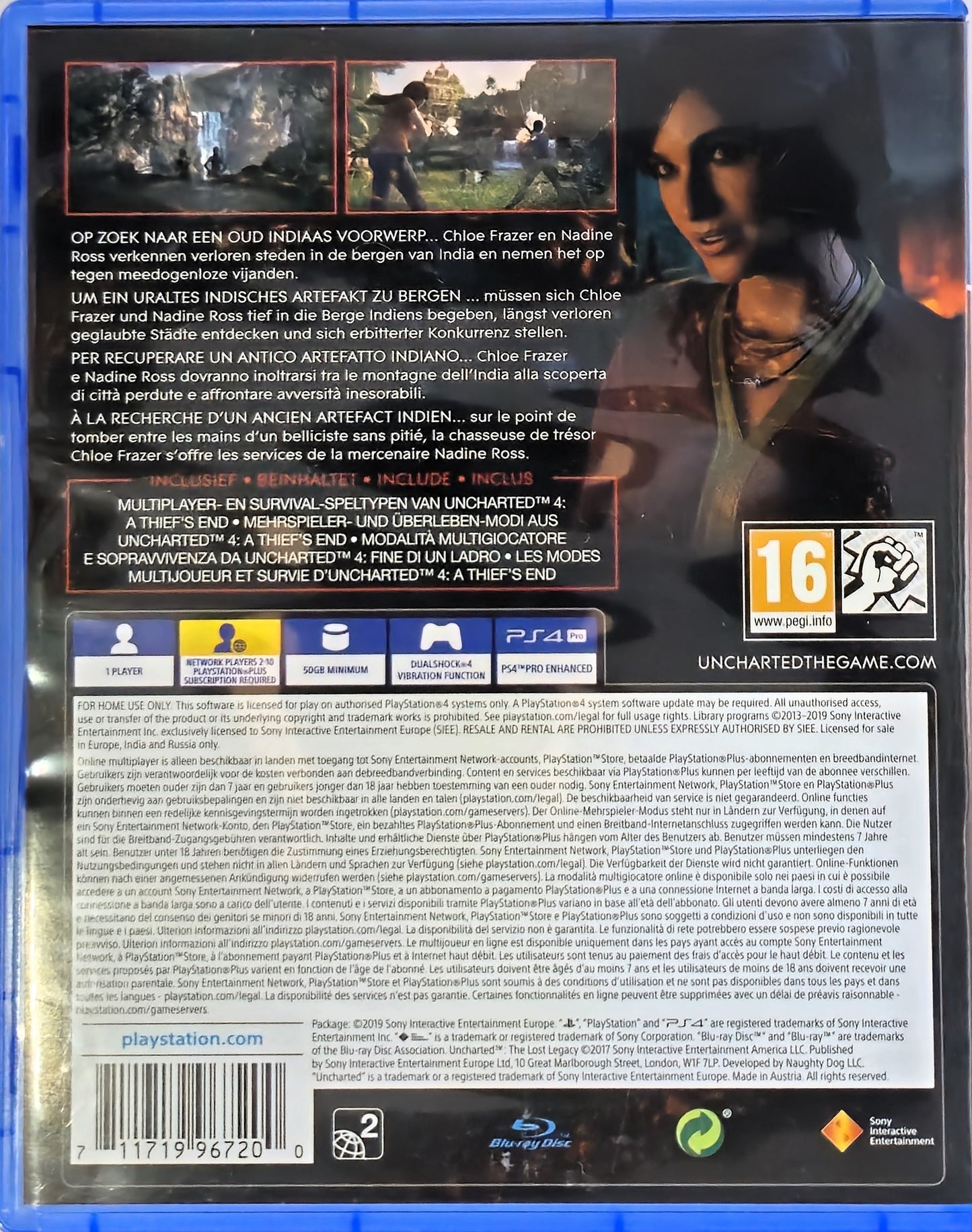 PS4 Uncharted The Lost Legacy (Playstation Hits)
