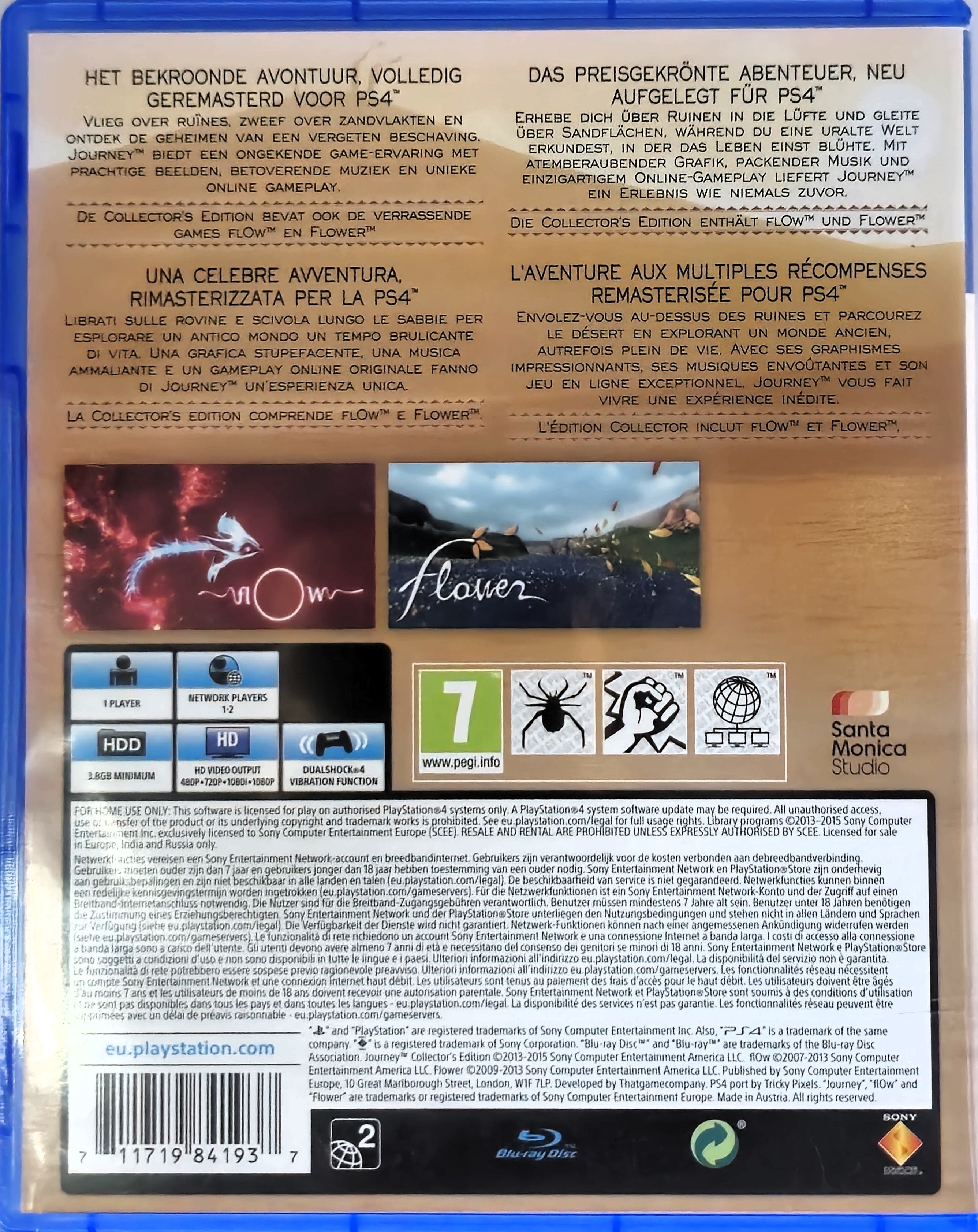 PS4 Journey Collector's Edition