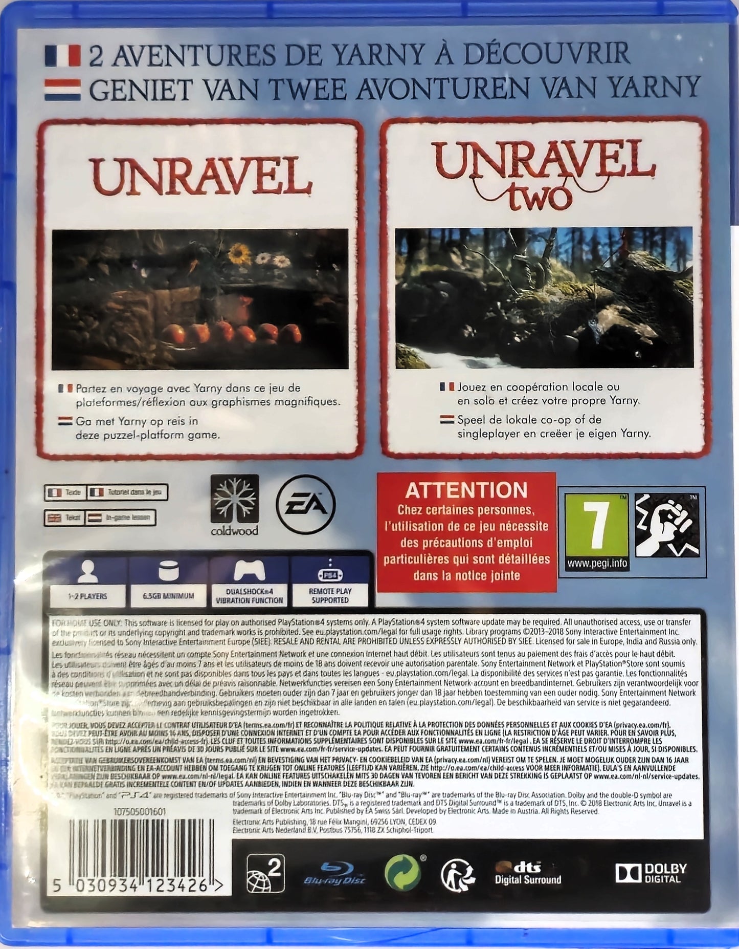 PS4 Unravel Yarney Bundel