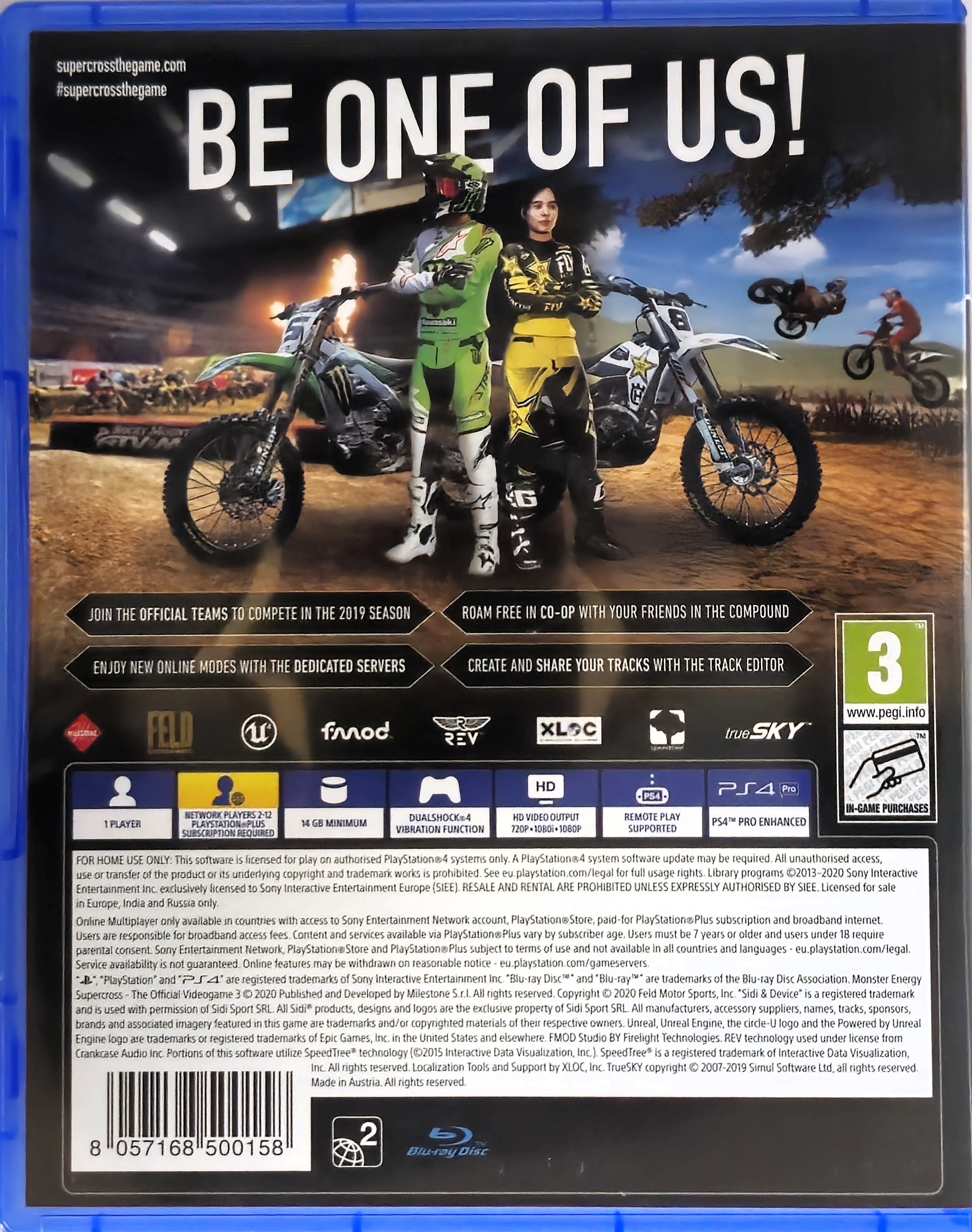 PS4 Monster Energy Supercross 3