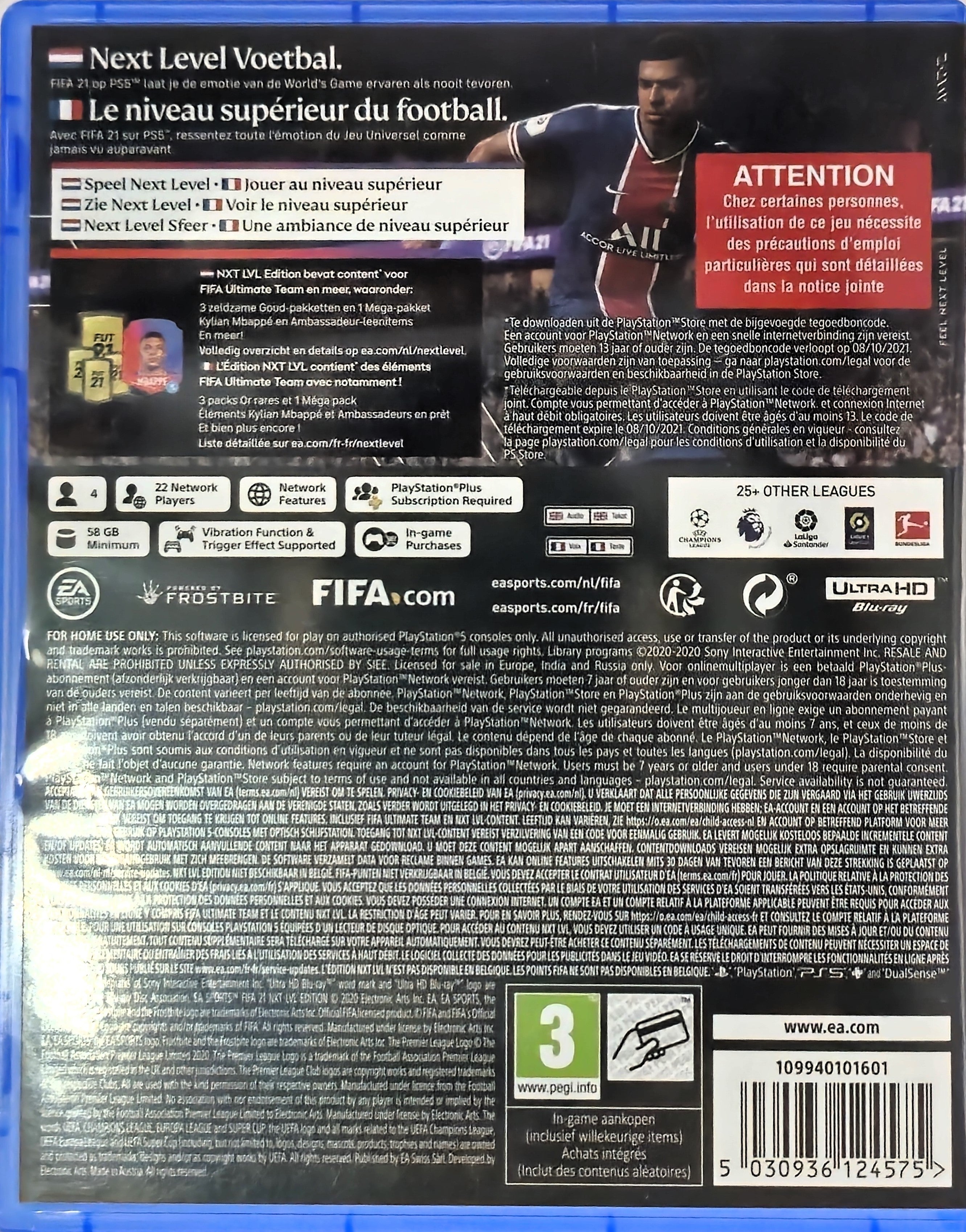 PS5 FIFA 21 NXT LVL Edition