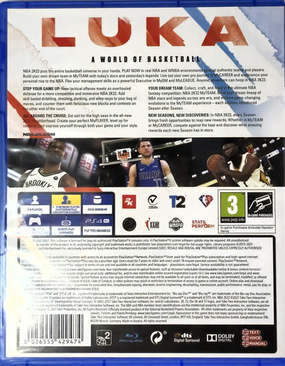 PS4 NBA 2K22